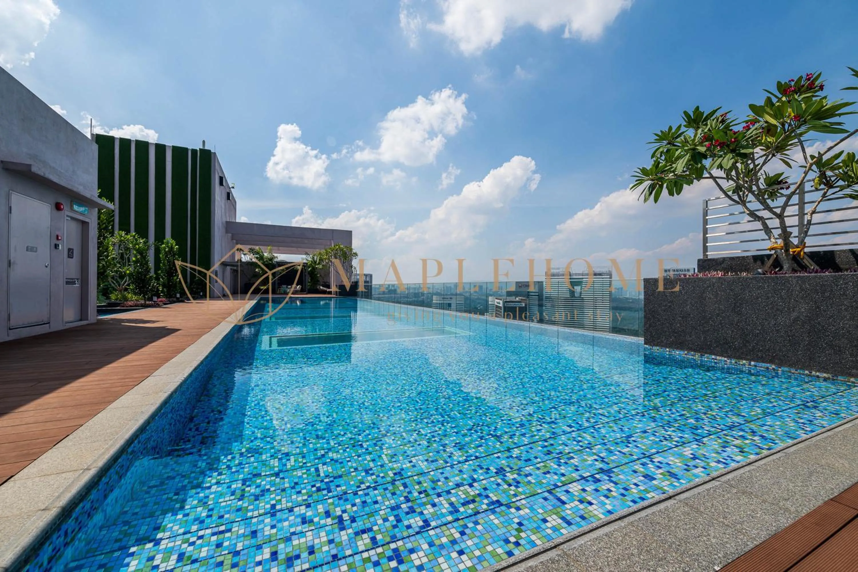 Swimming pool in Riveria Premier Suites Kuala Lumpur