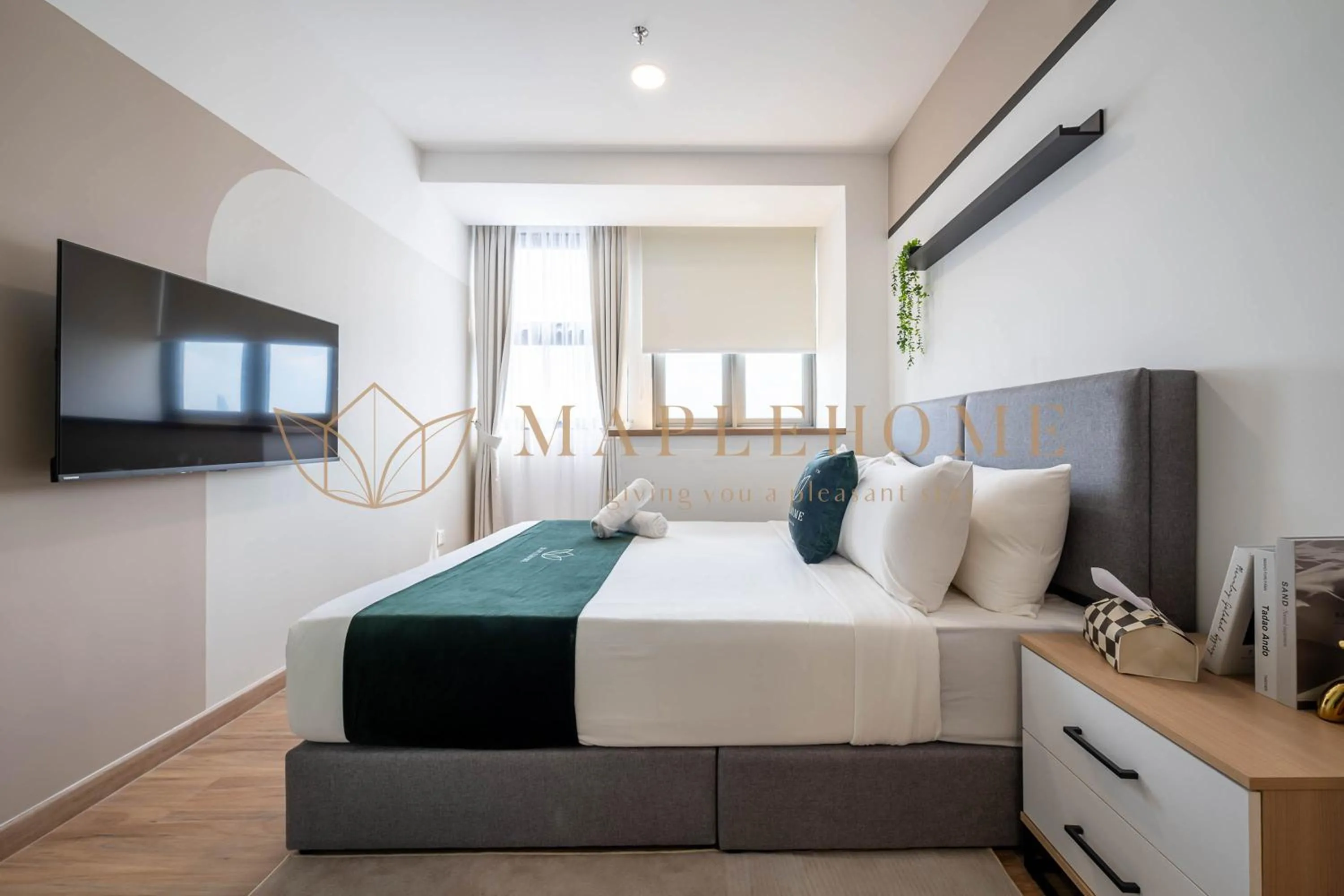 Bed in Riveria Premier Suites Kuala Lumpur