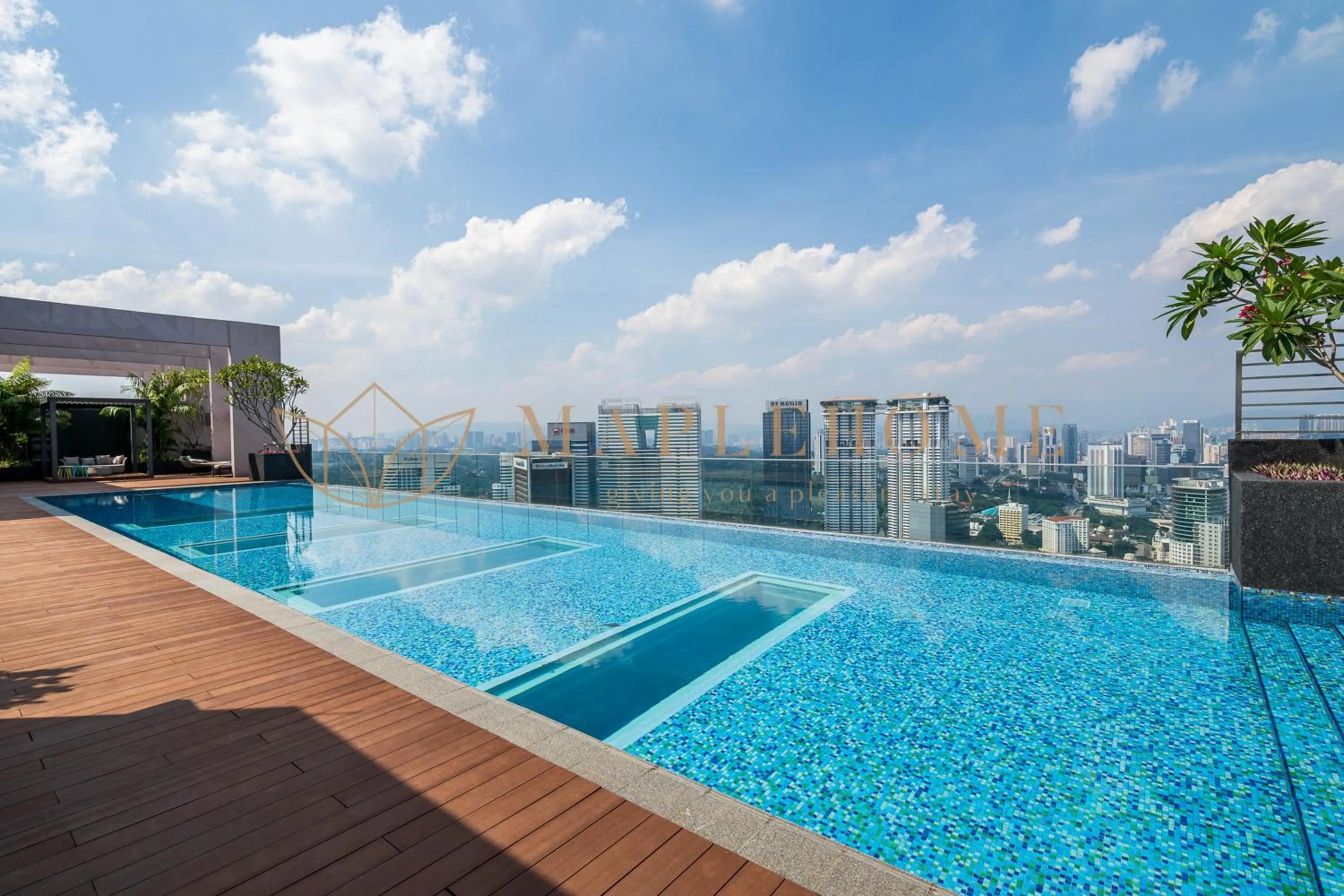 Swimming pool in Riveria Premier Suites Kuala Lumpur