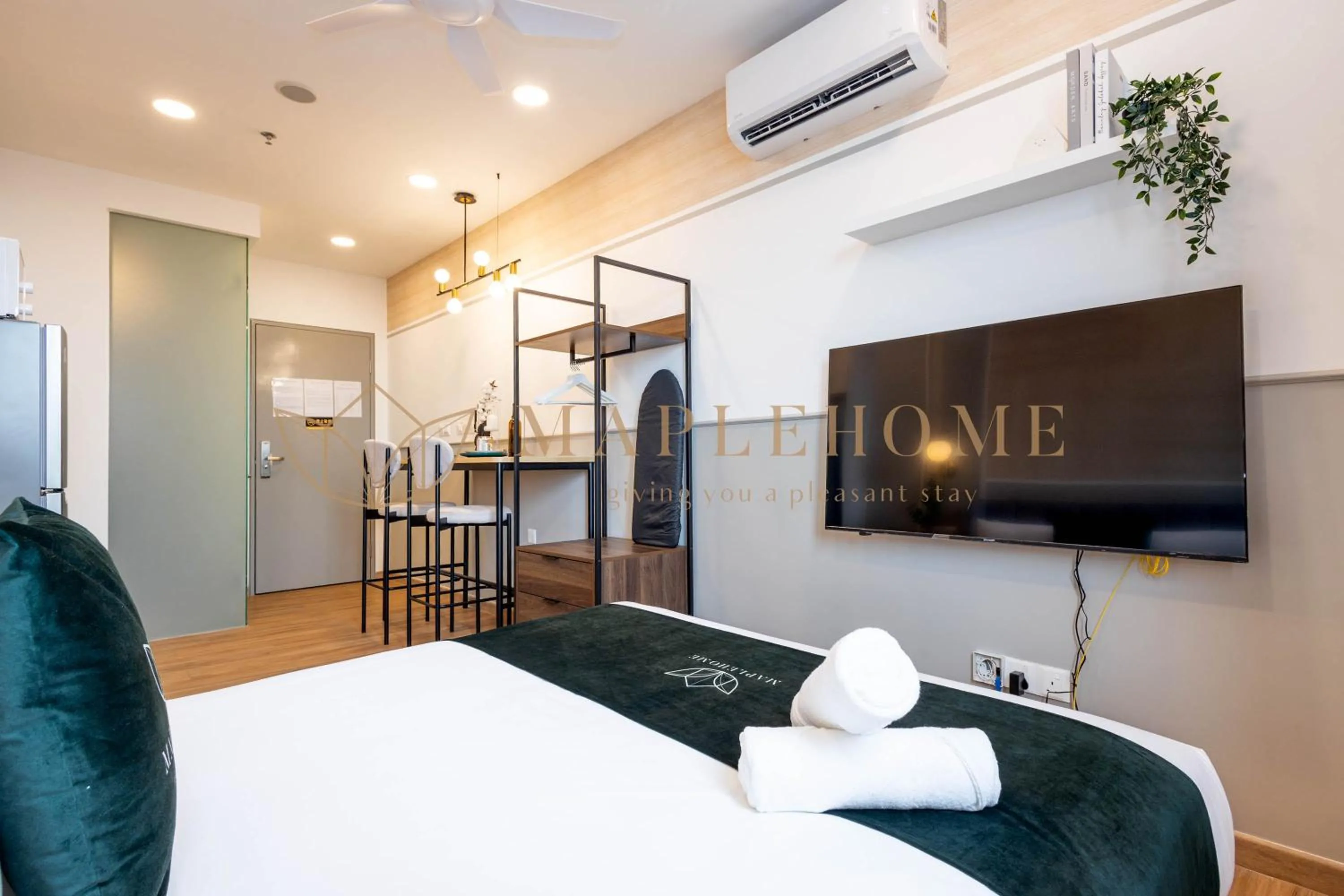 Bed in Riveria Premier Suites Kuala Lumpur