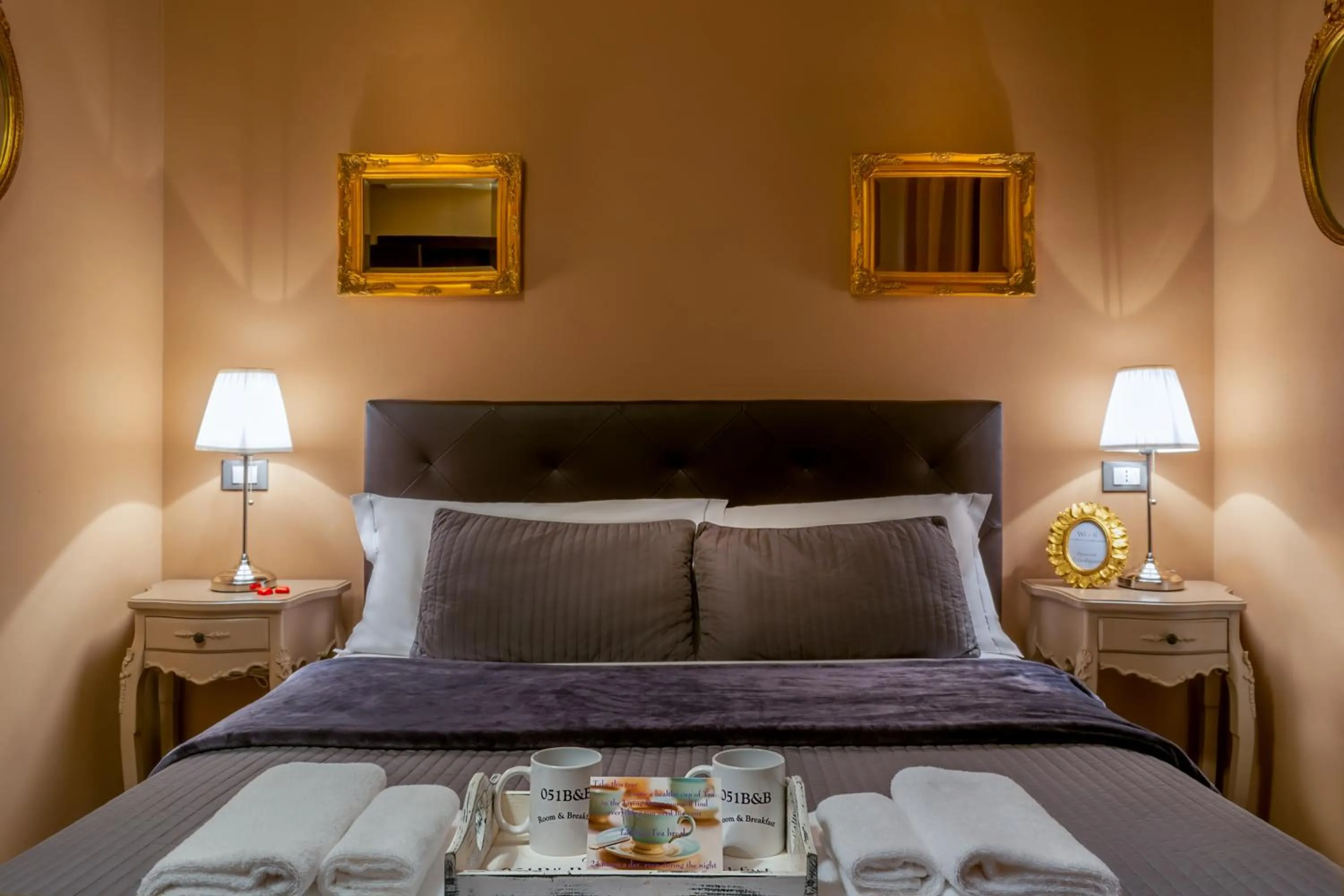 Bed in 051 Room & Breakfast