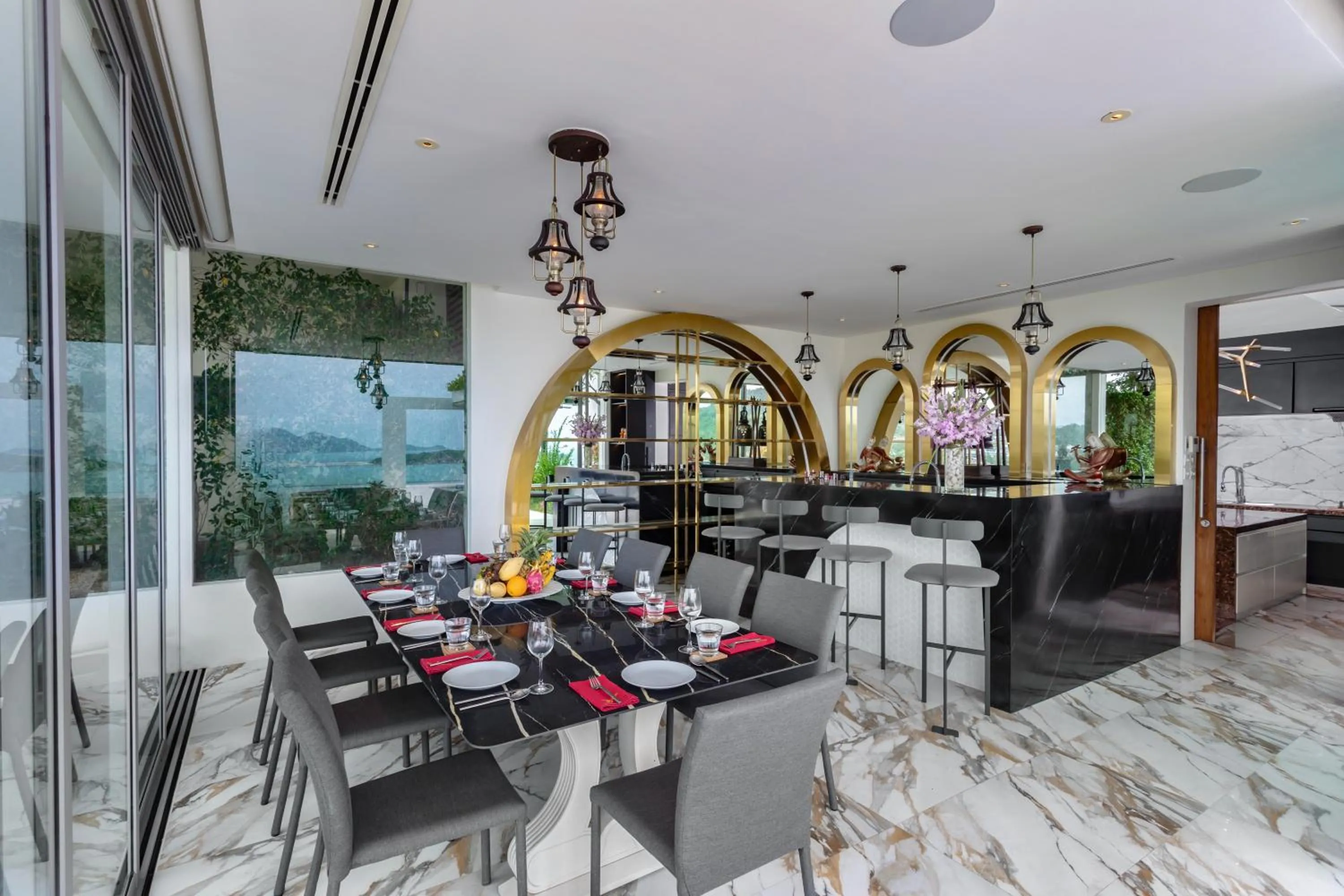 Dining area in Villa Sangkachai