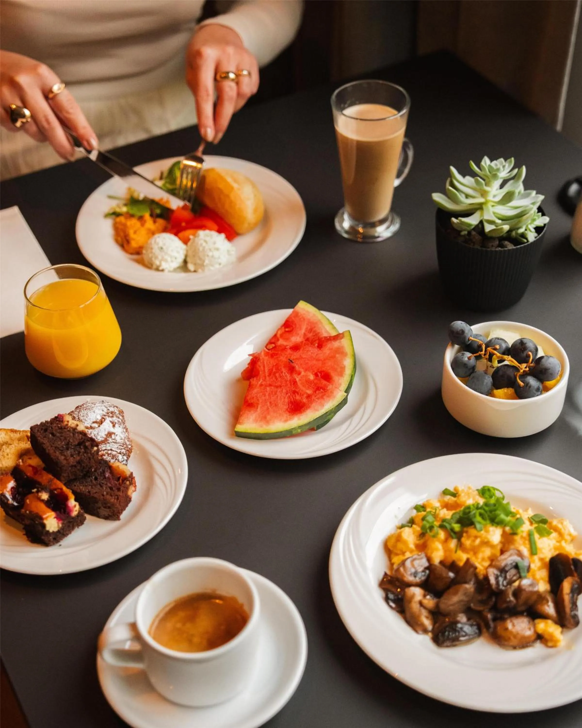 Breakfast in Radisson Blu Hotel Wroclaw