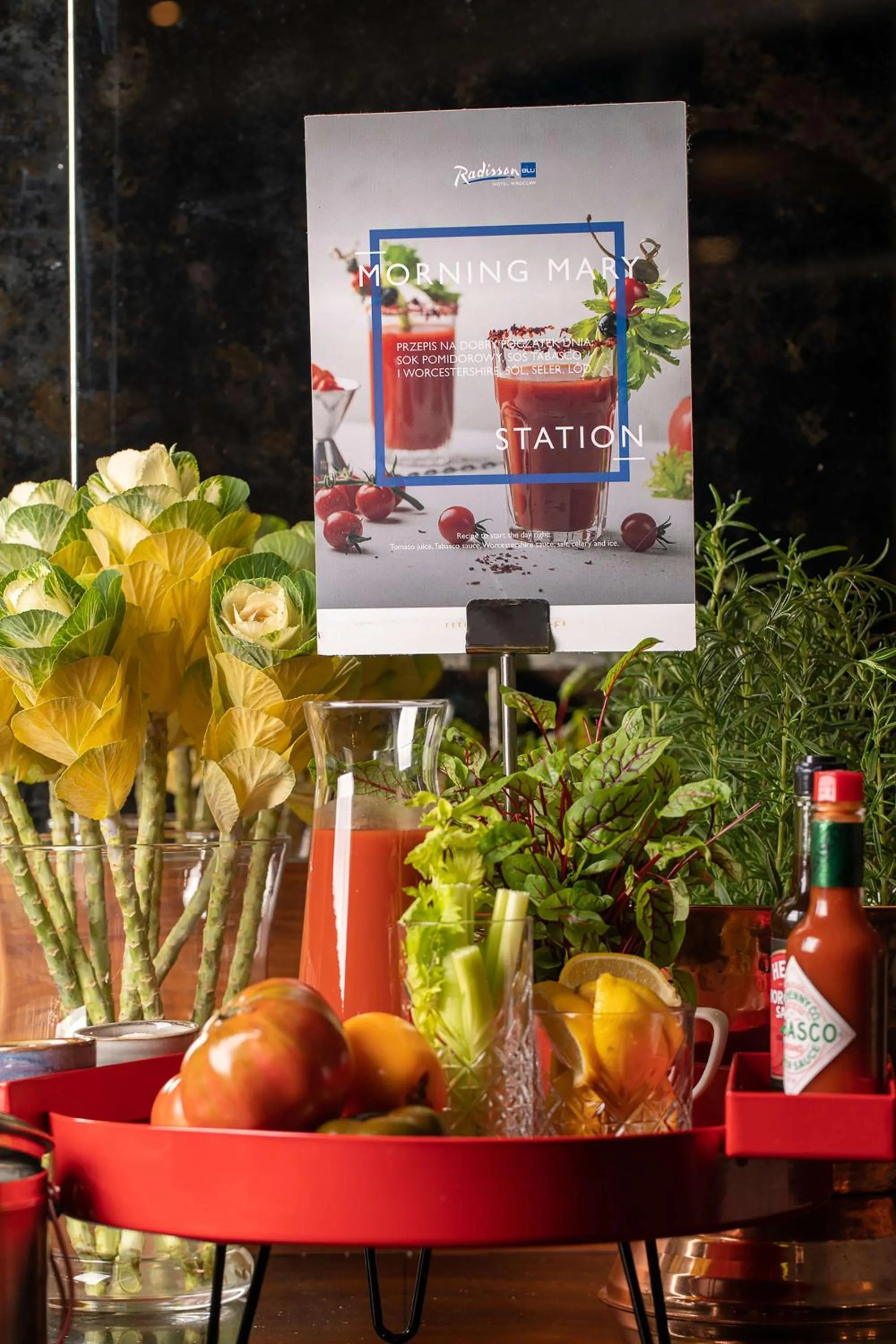 Food and drinks in Radisson Blu Hotel Wroclaw