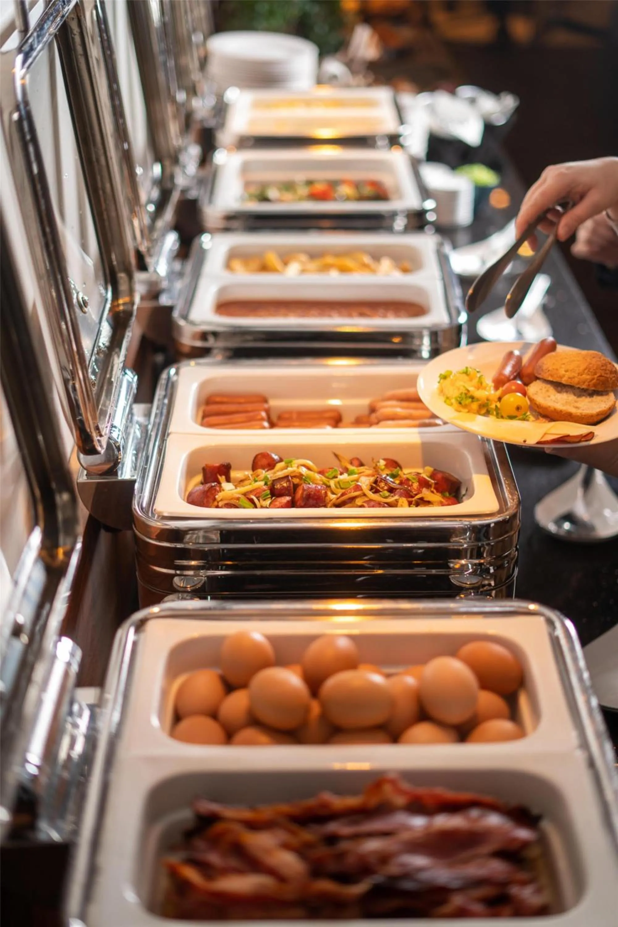 Breakfast in Radisson Blu Hotel Wroclaw