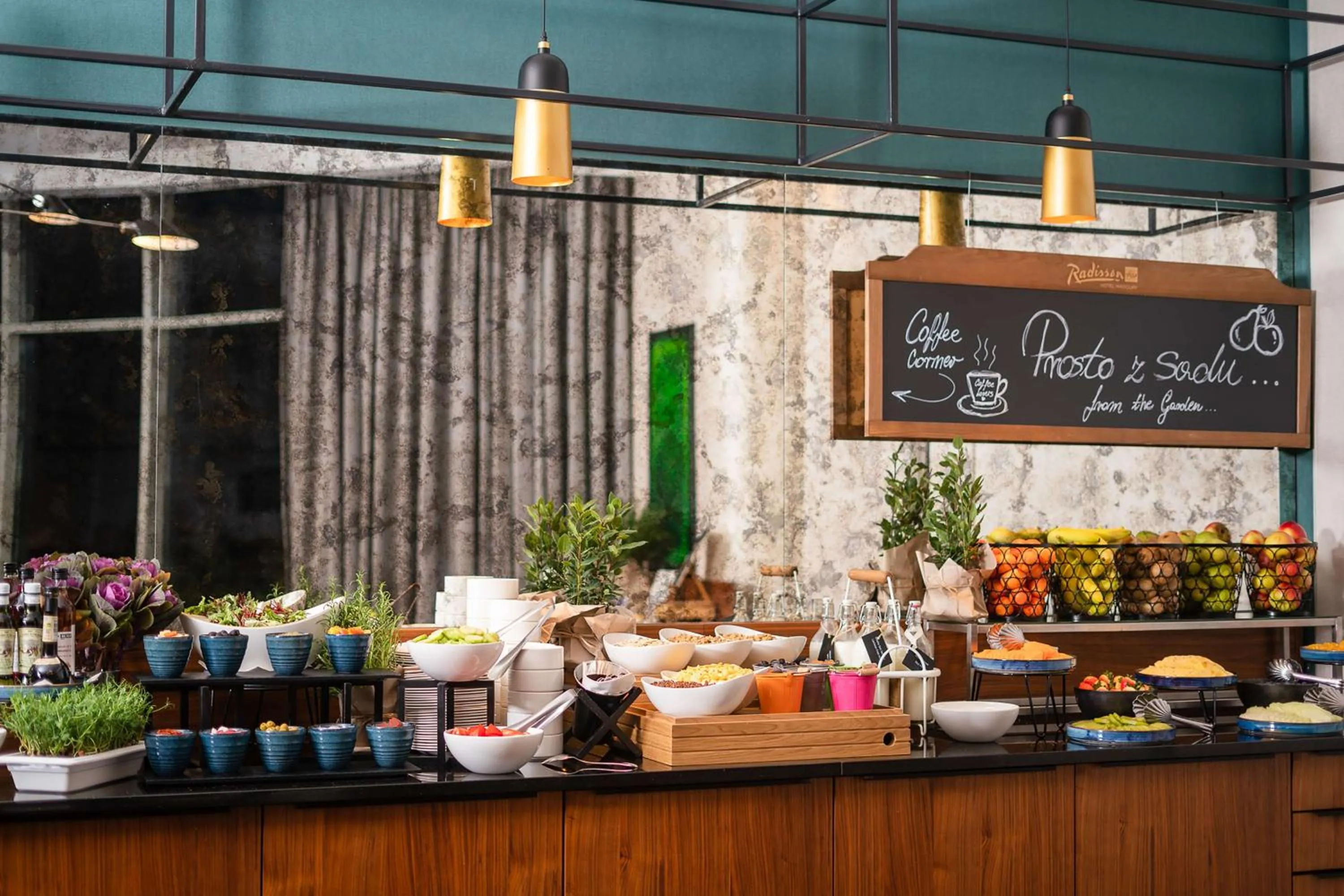 Breakfast in Radisson Blu Hotel Wroclaw