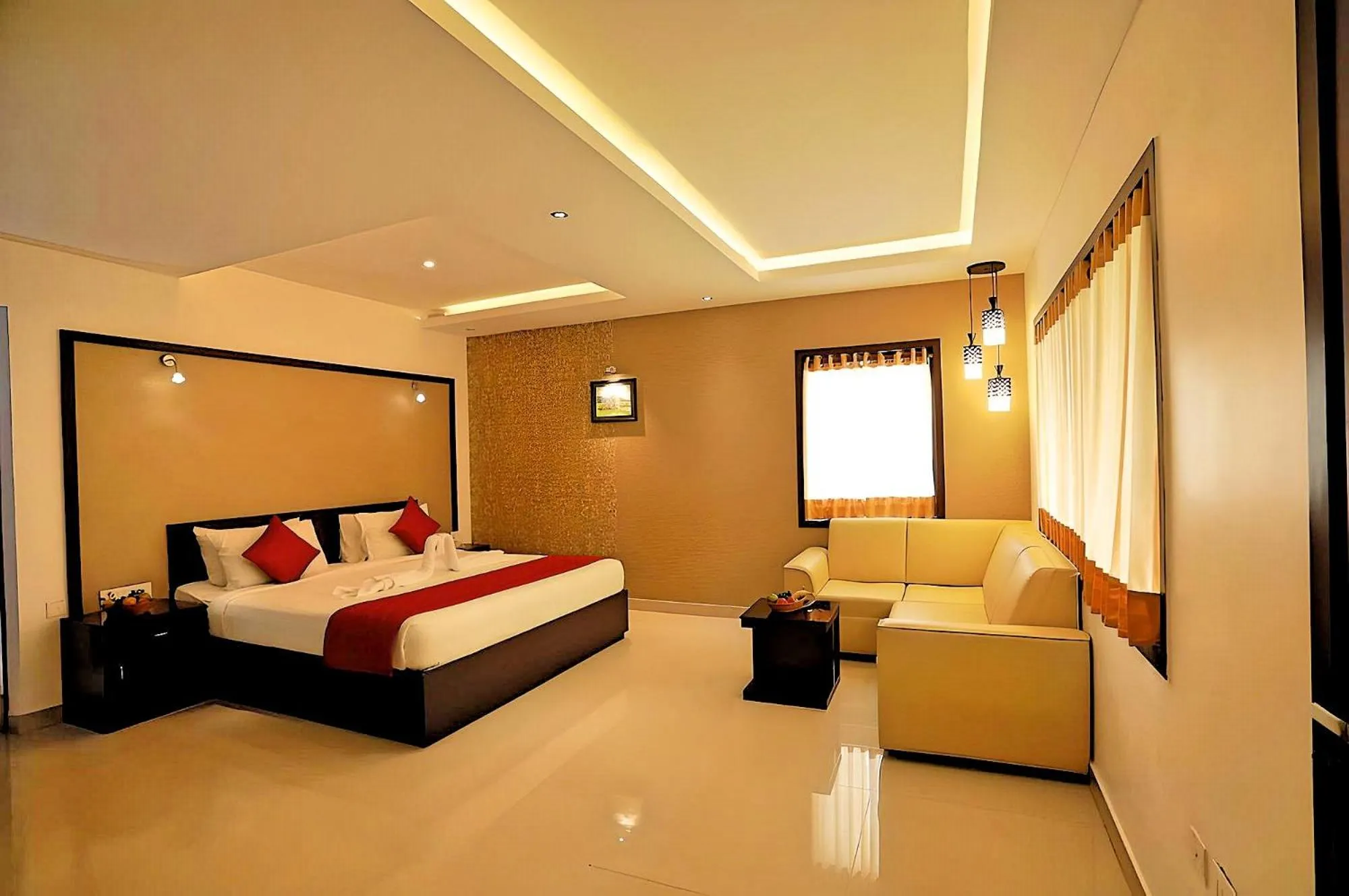 Bed in Seaflare Beach Resort & Spa