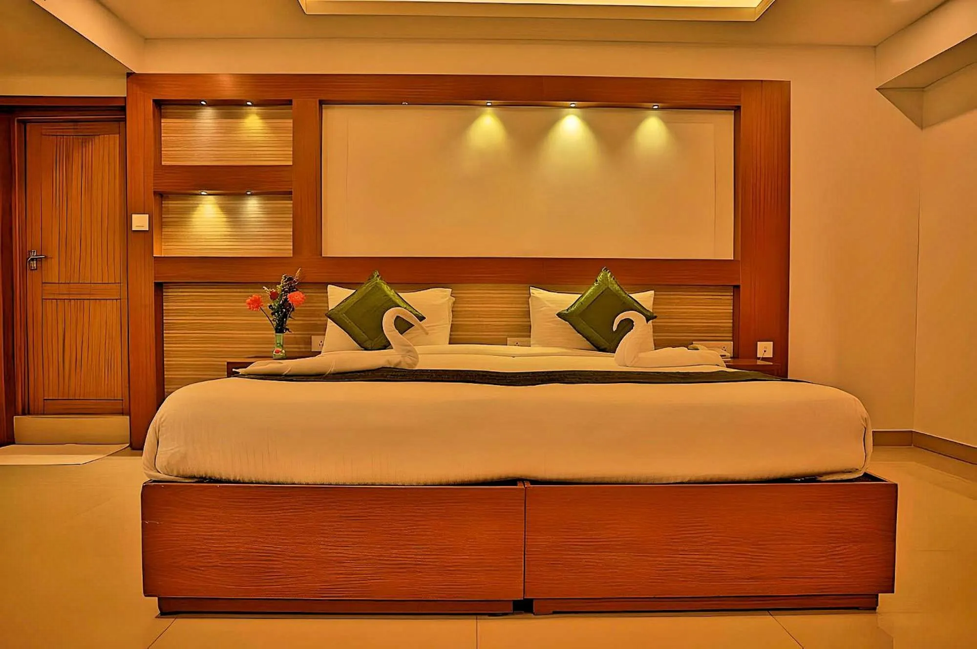 Bed in Seaflare Beach Resort & Spa