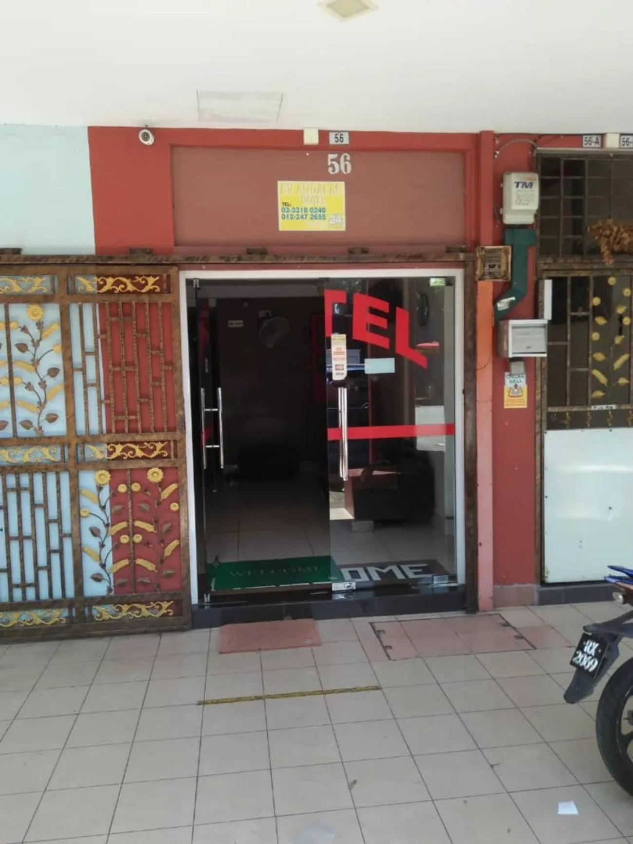 Facade/entrance in SV Andalas Hotel