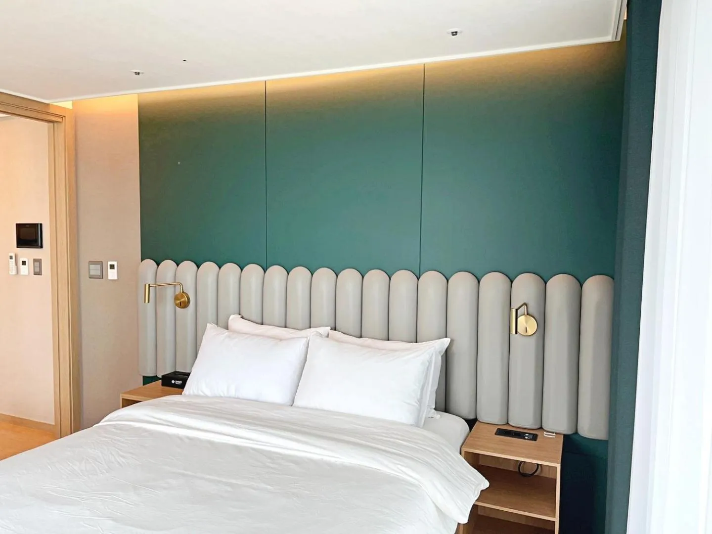 Bedroom, Bed in Haeundae Lamer Stay