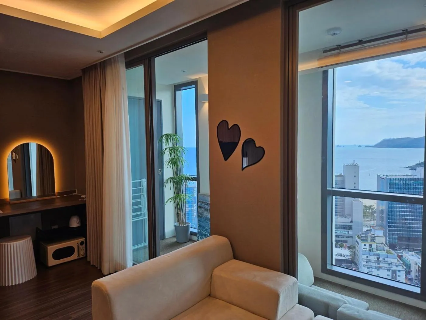 Living room in Haeundae Lamer Stay
