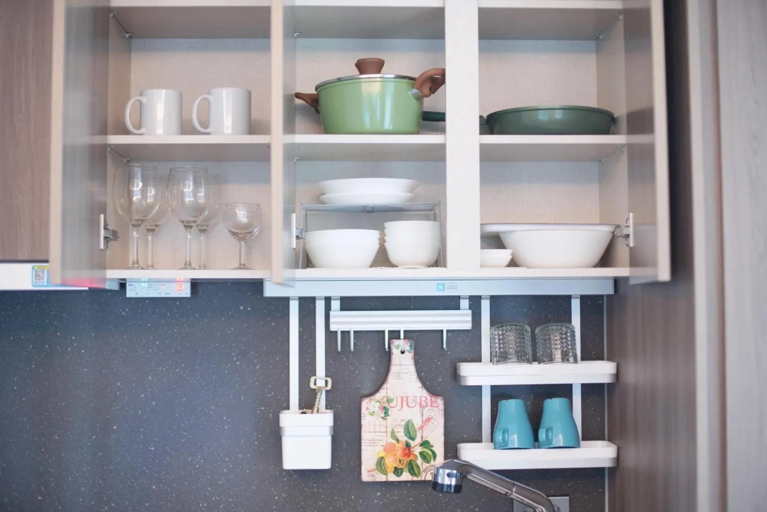 Kitchen or kitchenette in Haeundae Lamer Stay