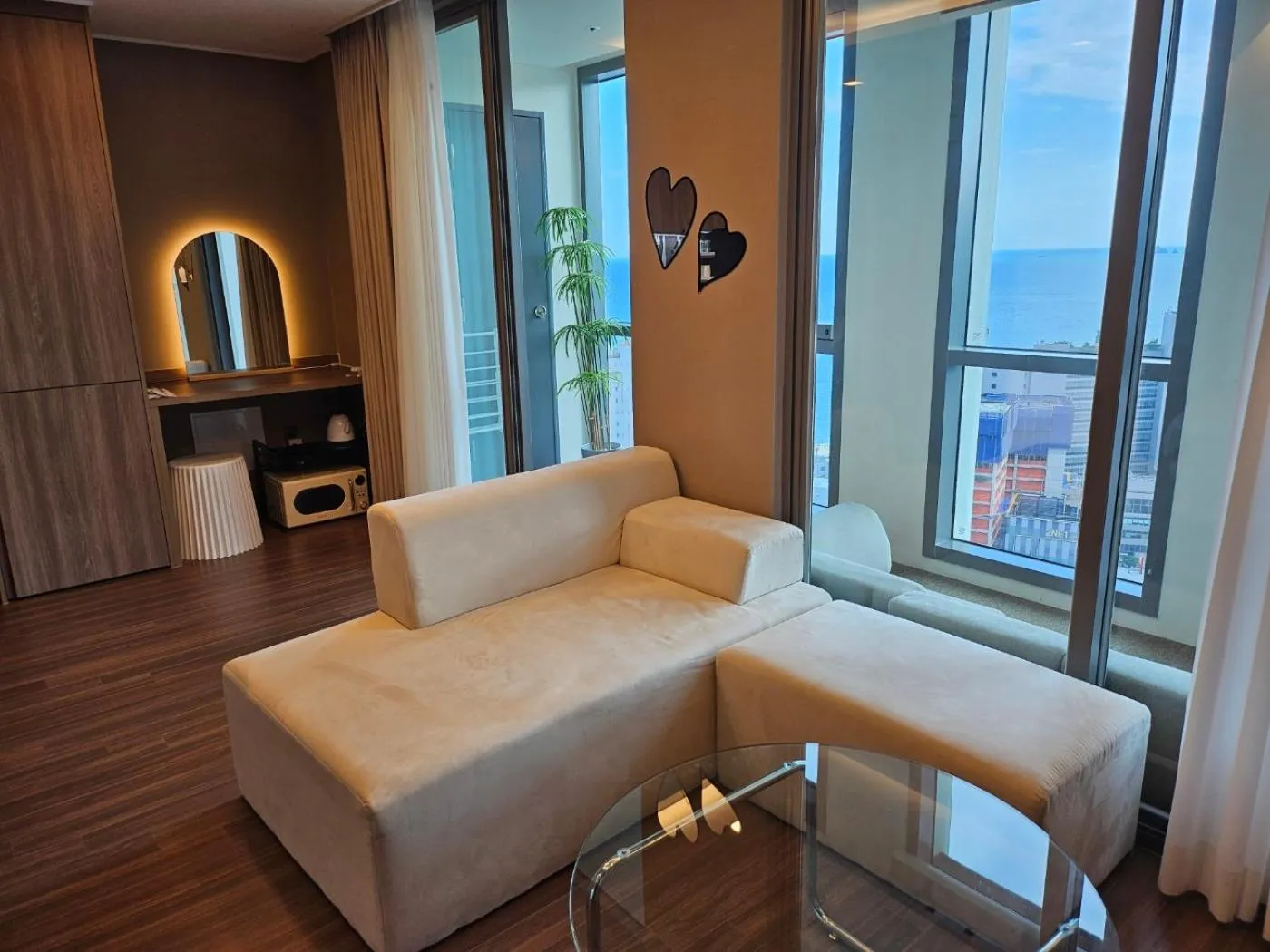 Living room in Haeundae Lamer Stay