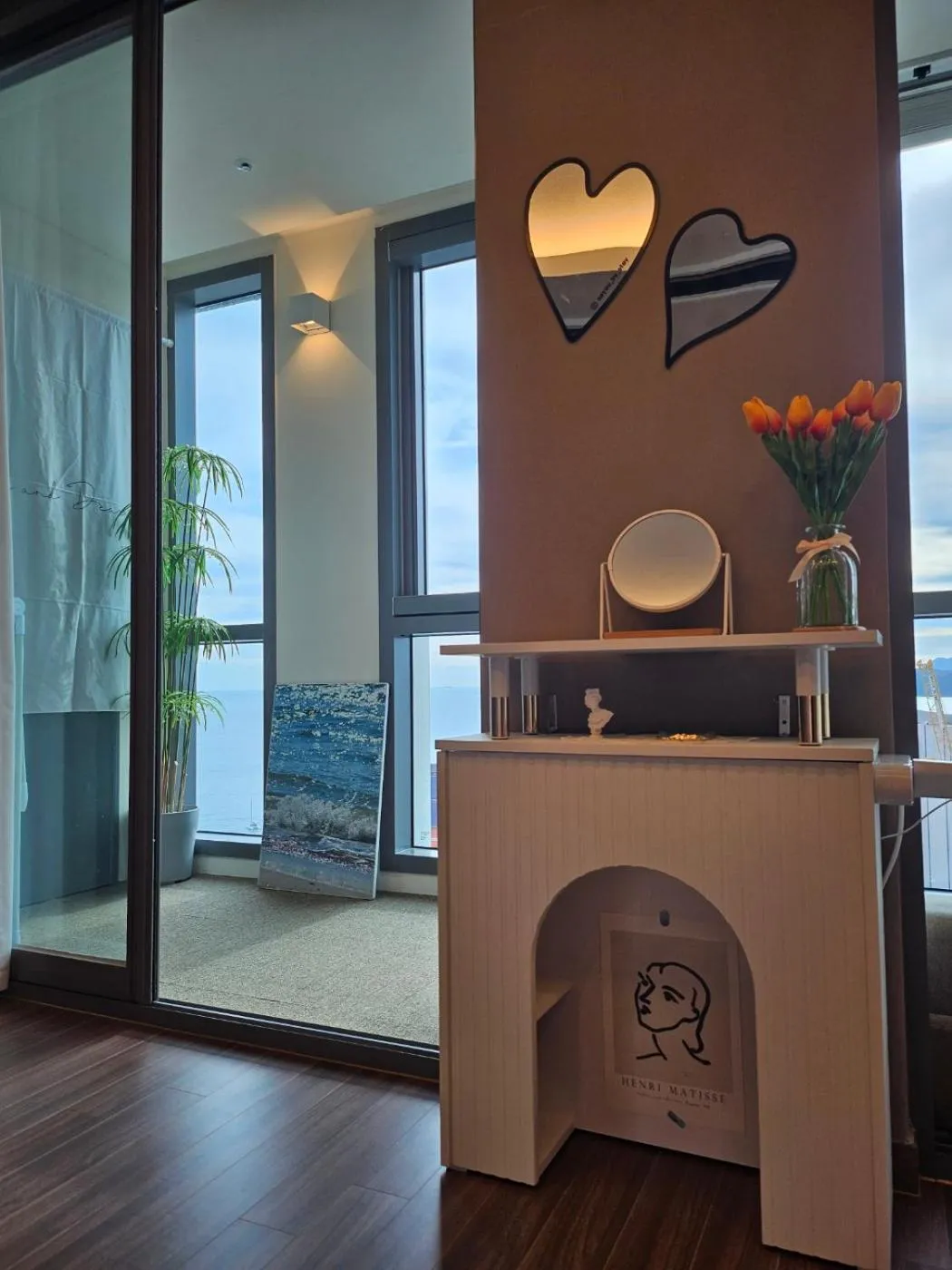 Living room in Haeundae Lamer Stay