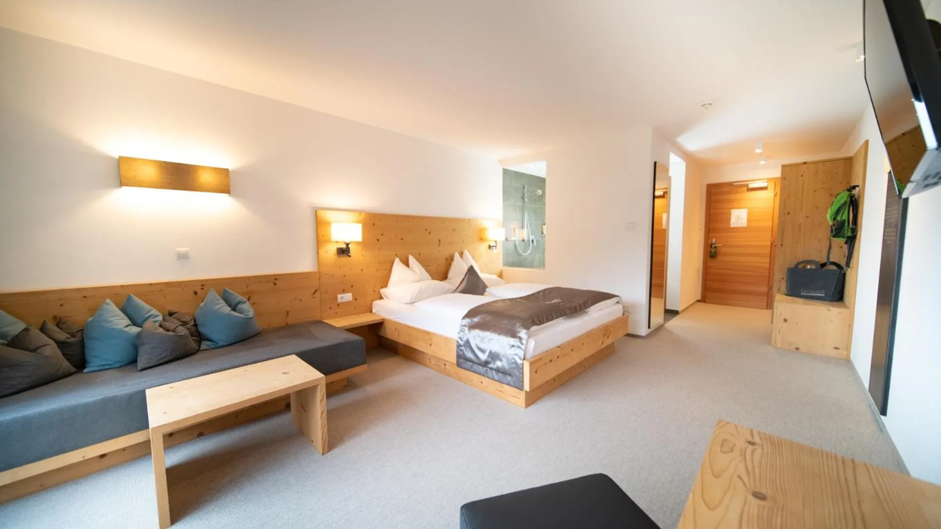 Bedroom, Bed in La Casies Mountain Hotel