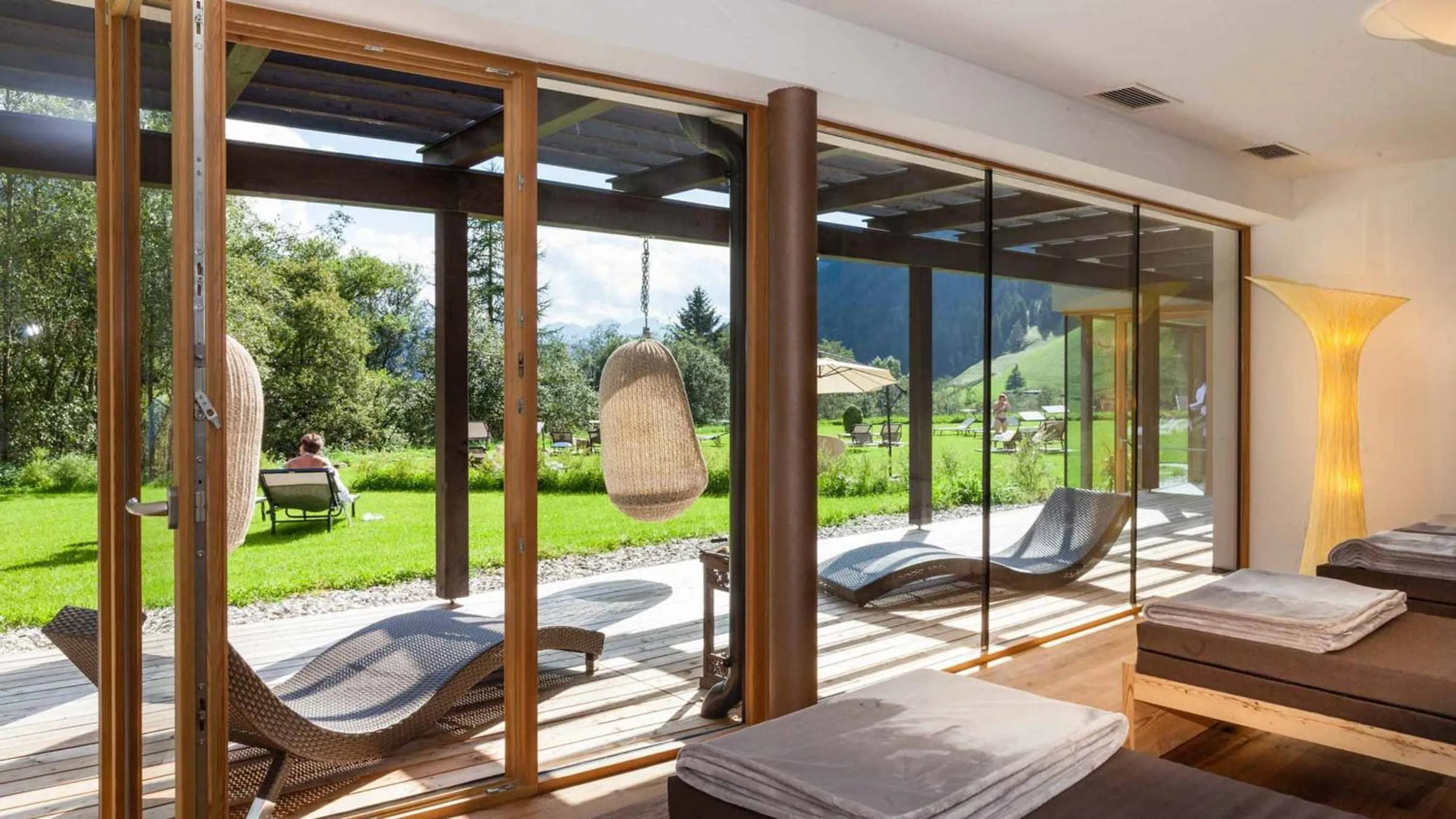 Day in La Casies Mountain Hotel