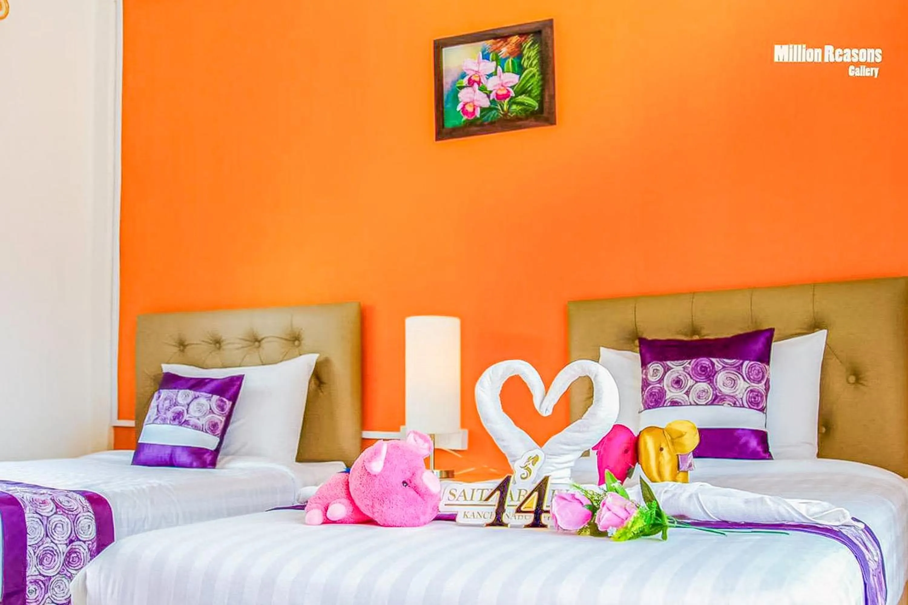 Bed in Saitharn Iyara Resort