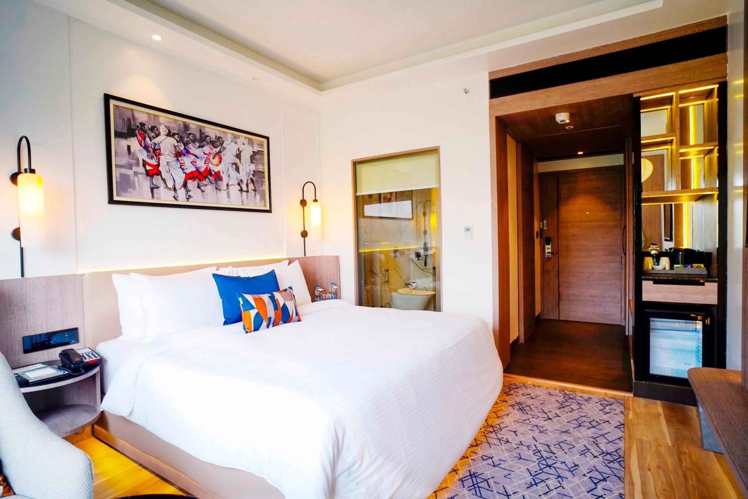 Bedroom, Bed in Ishaan Sarovar Portico Deoghar