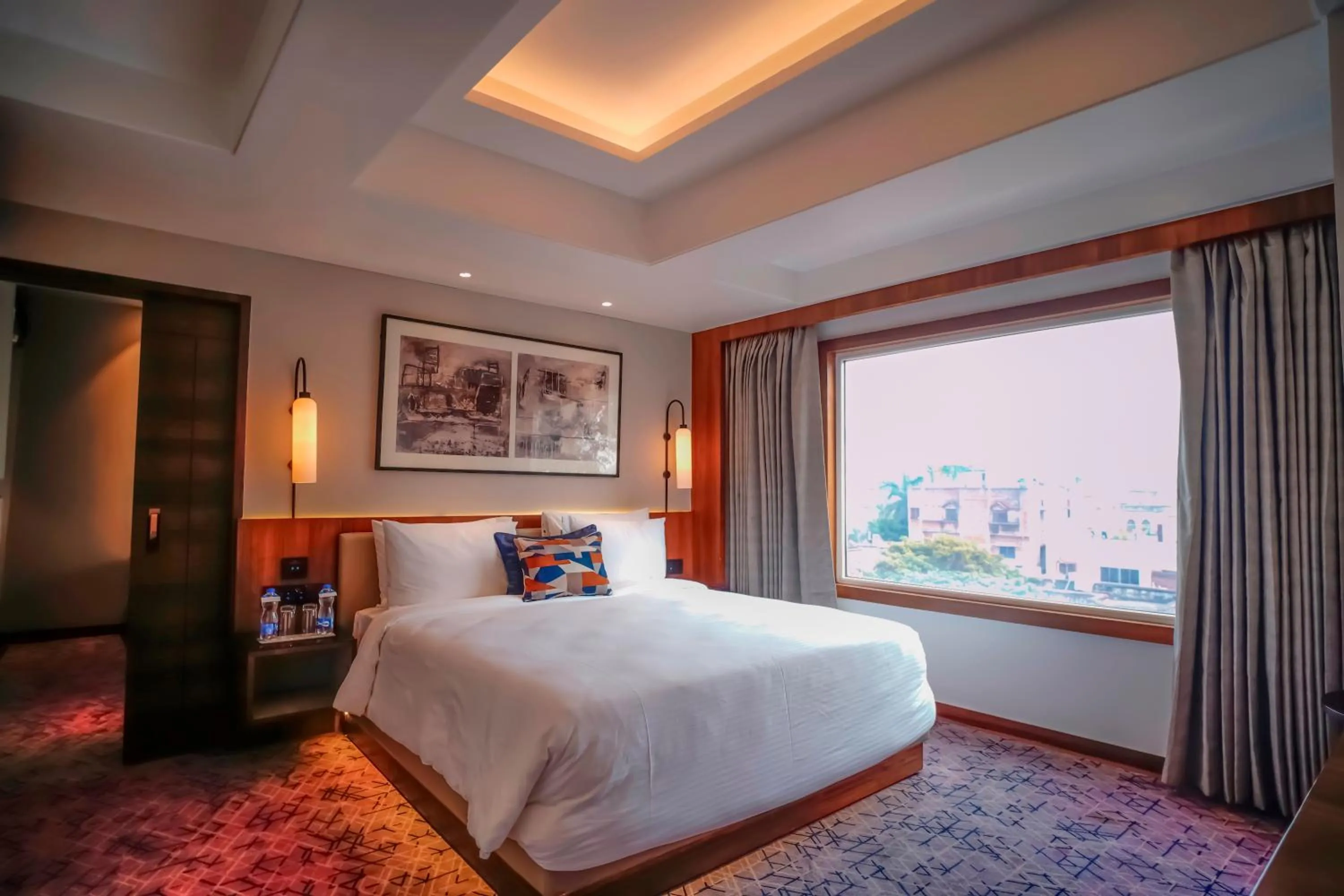Bedroom, Bed in Ishaan Sarovar Portico Deoghar