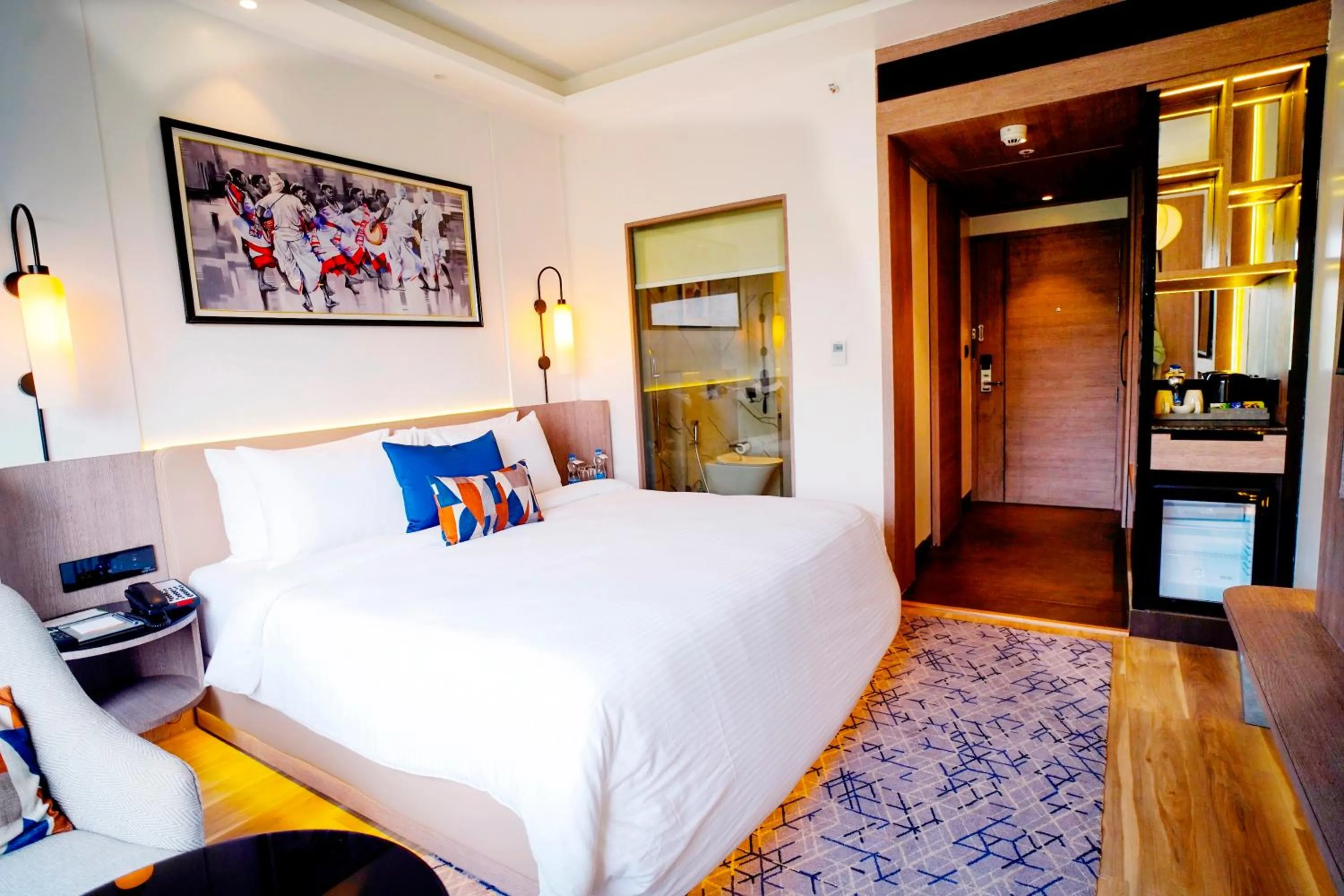 Bedroom, Bed in Ishaan Sarovar Portico Deoghar
