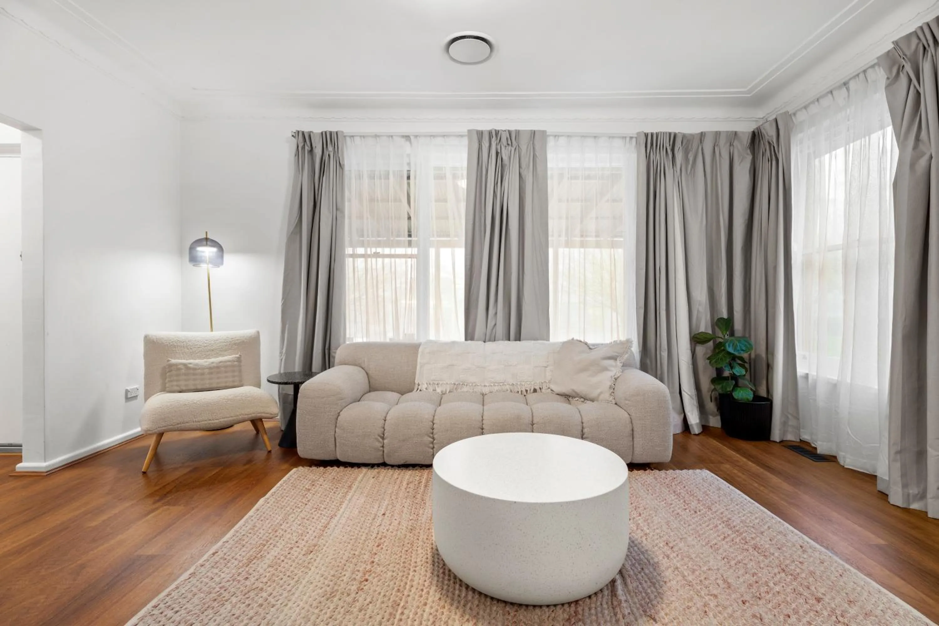 Living room in Montblu at Echo Point