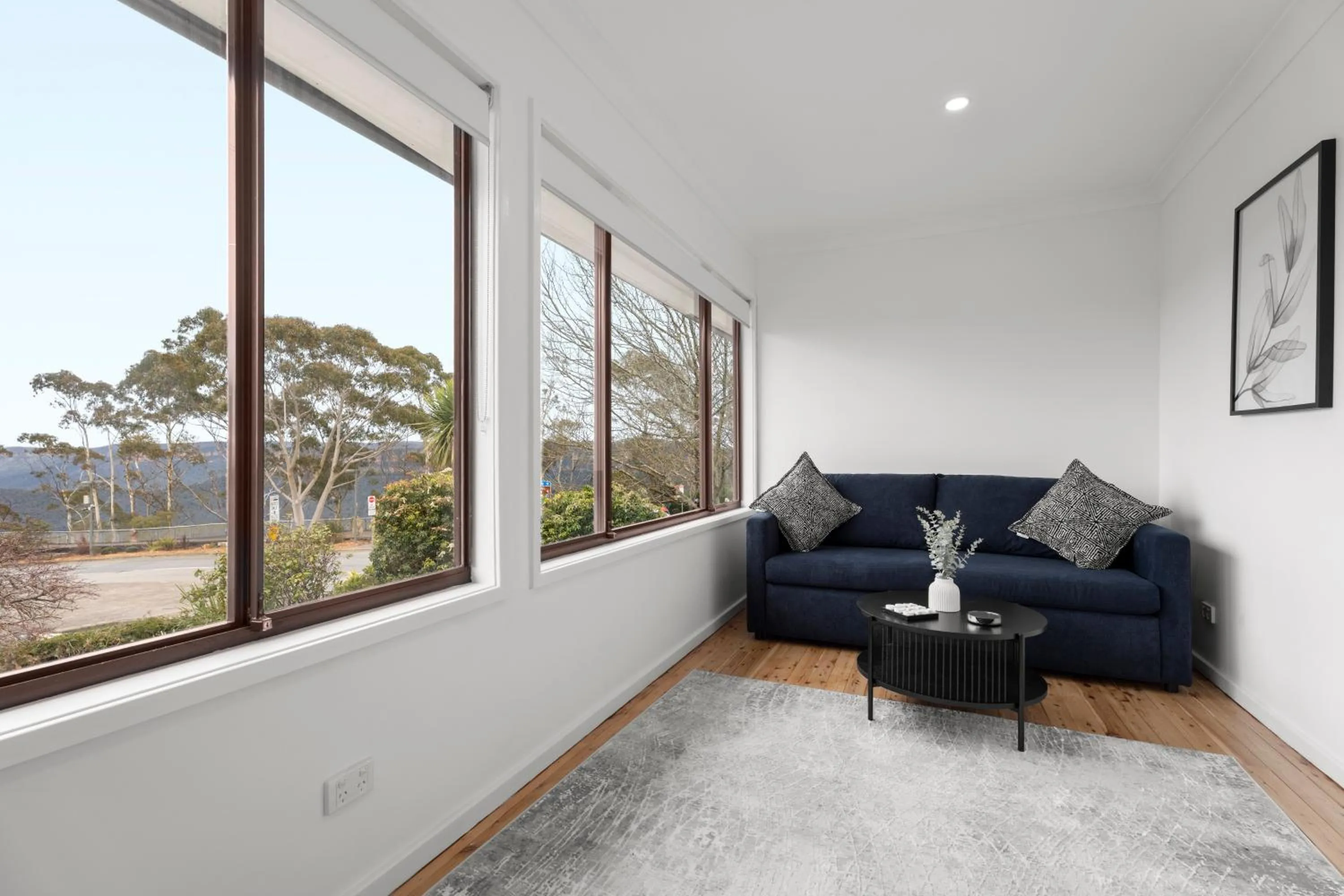 Living room in Montblu at Echo Point