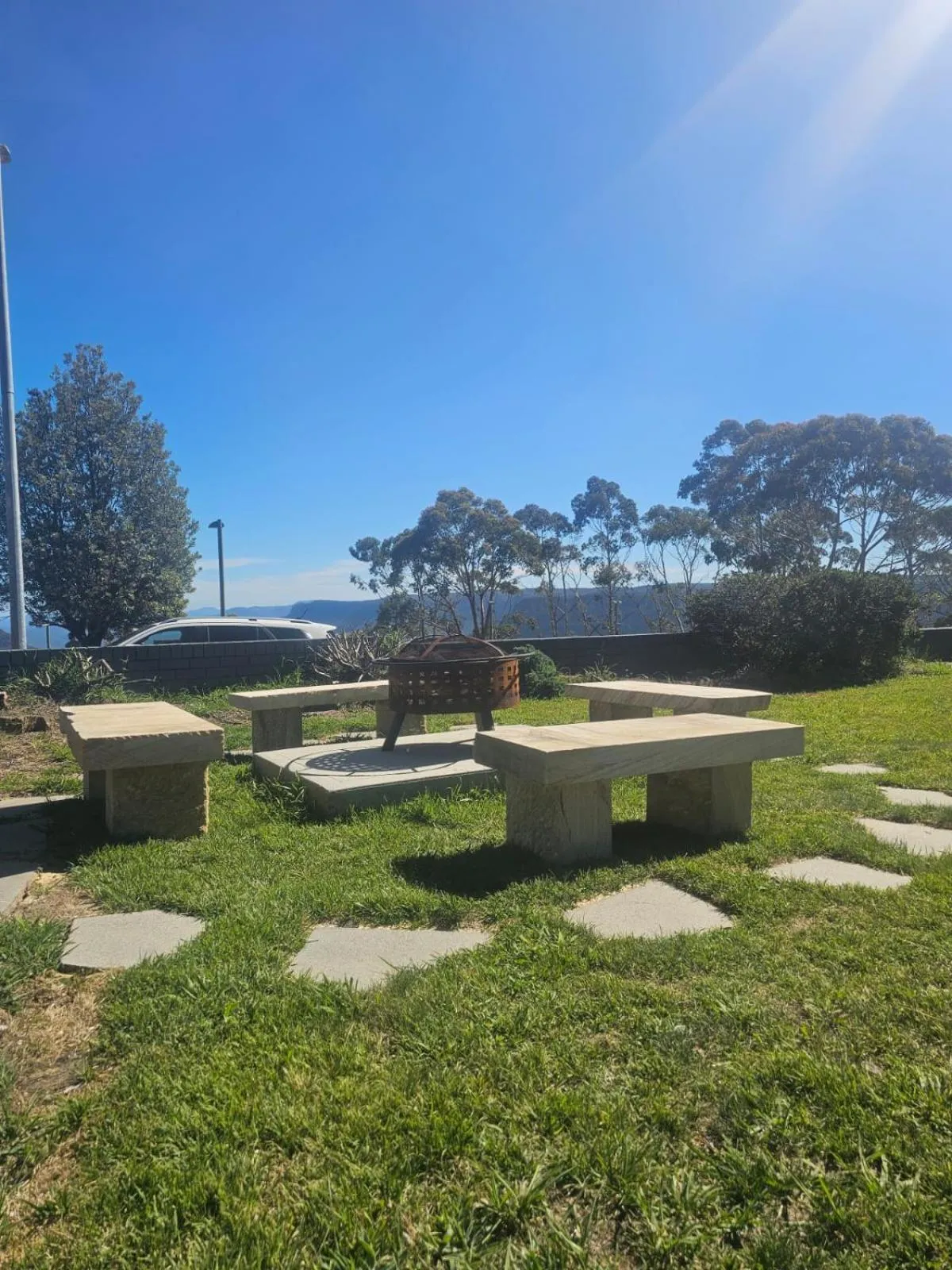 Inner courtyard view in Montblu at Echo Point