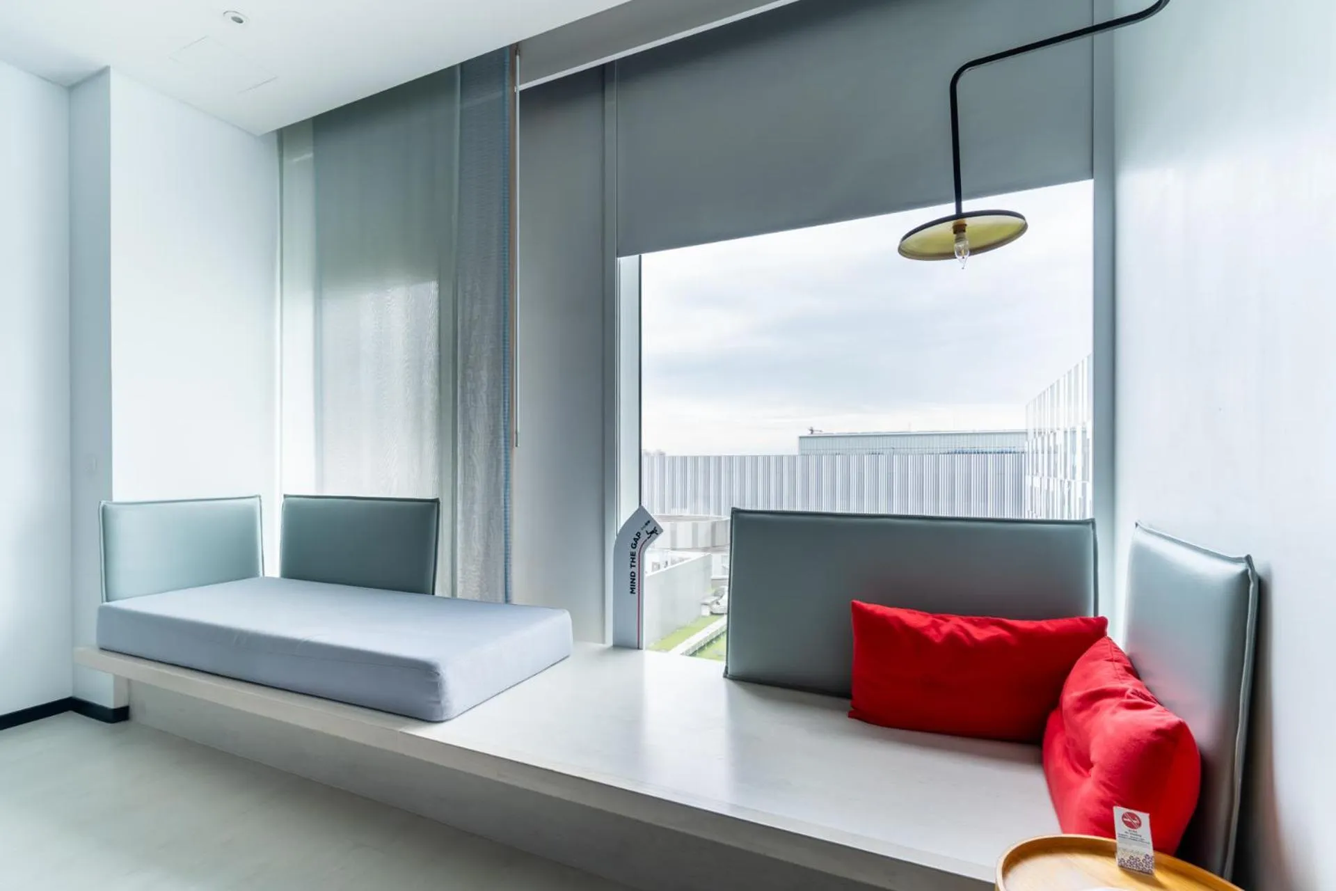 Seating area, Bed in The Place Tainan