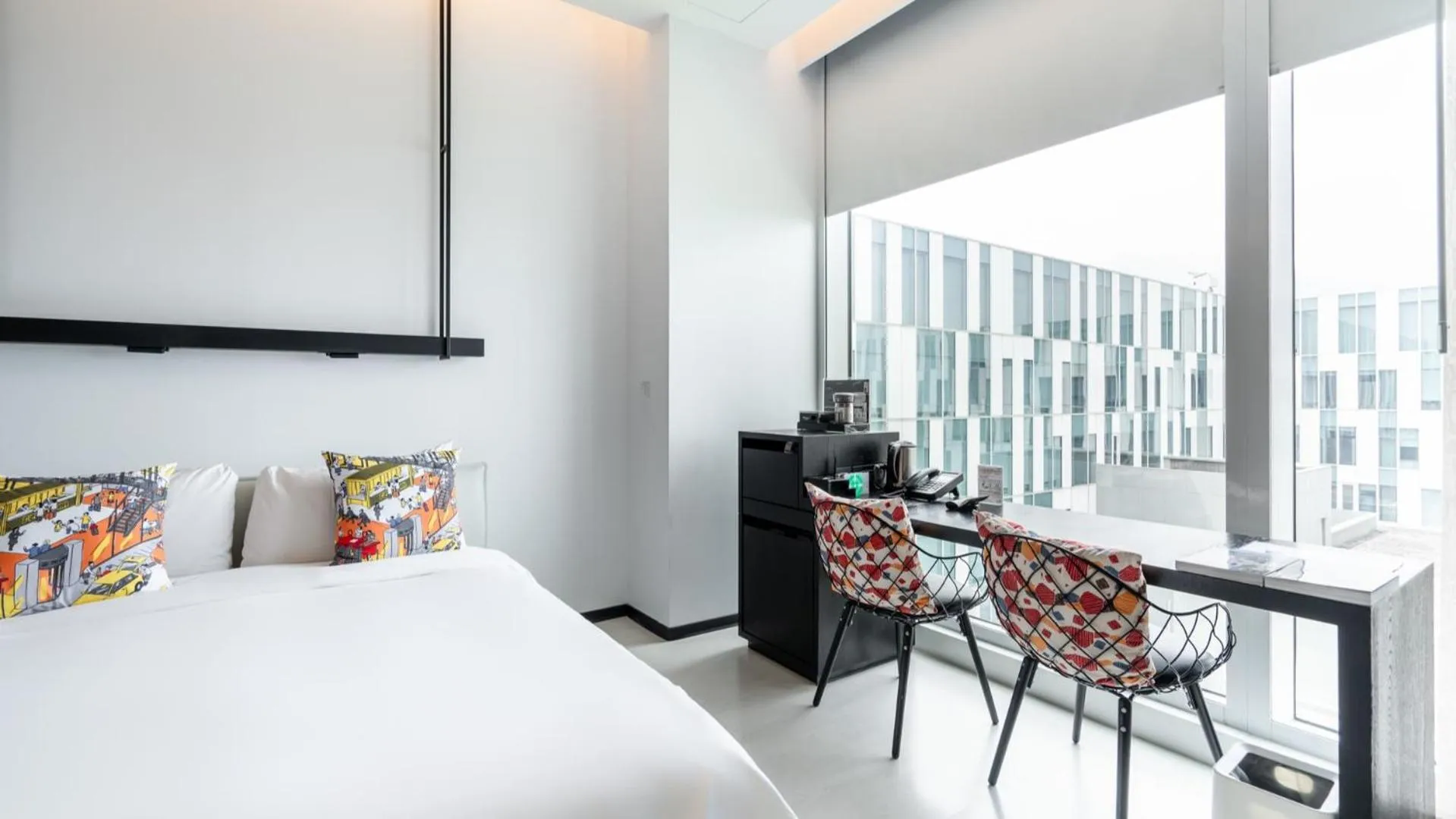 View (from property/room), Bed in The Place Tainan