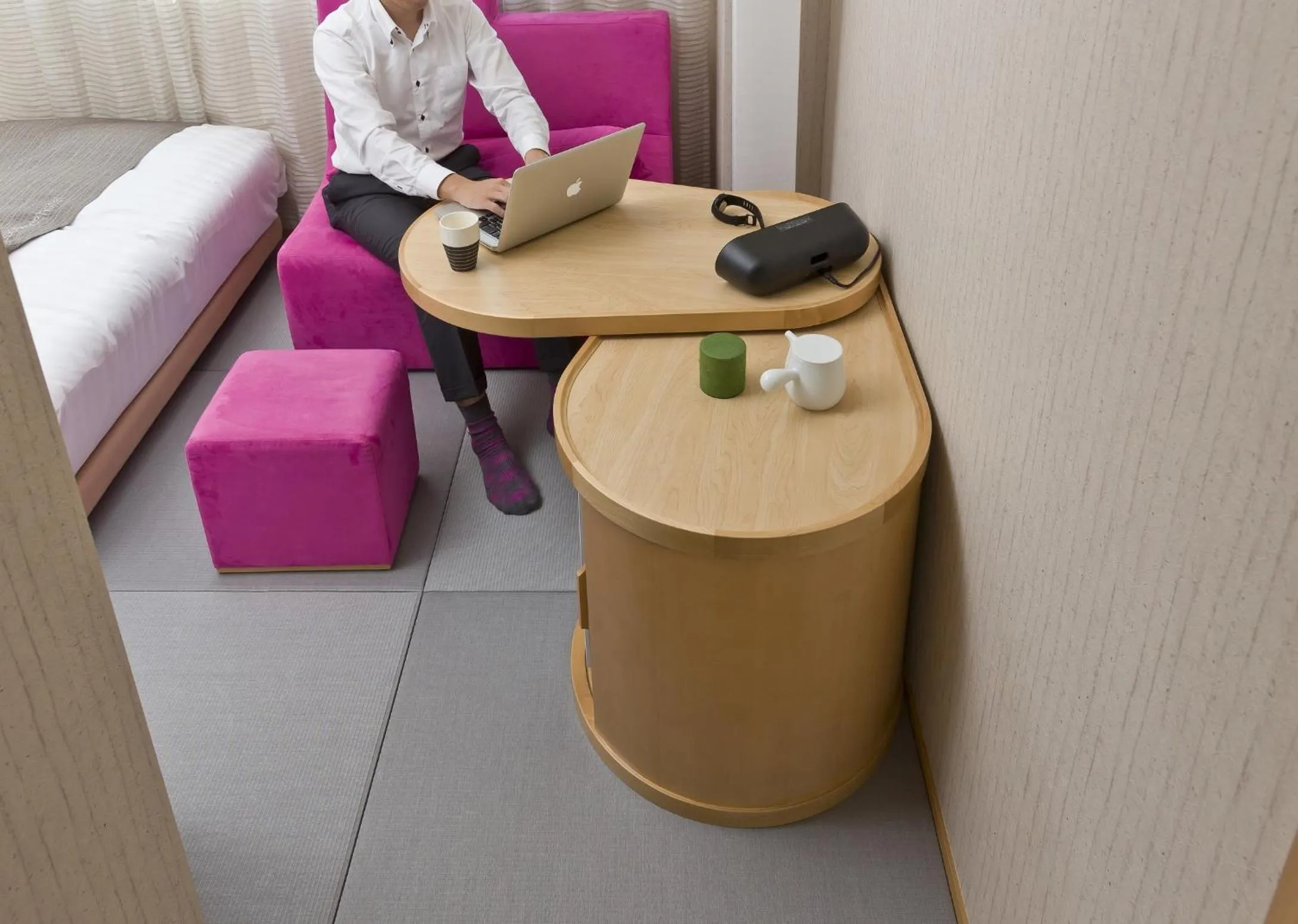 Seating area in Cocochee Hotel Numazu