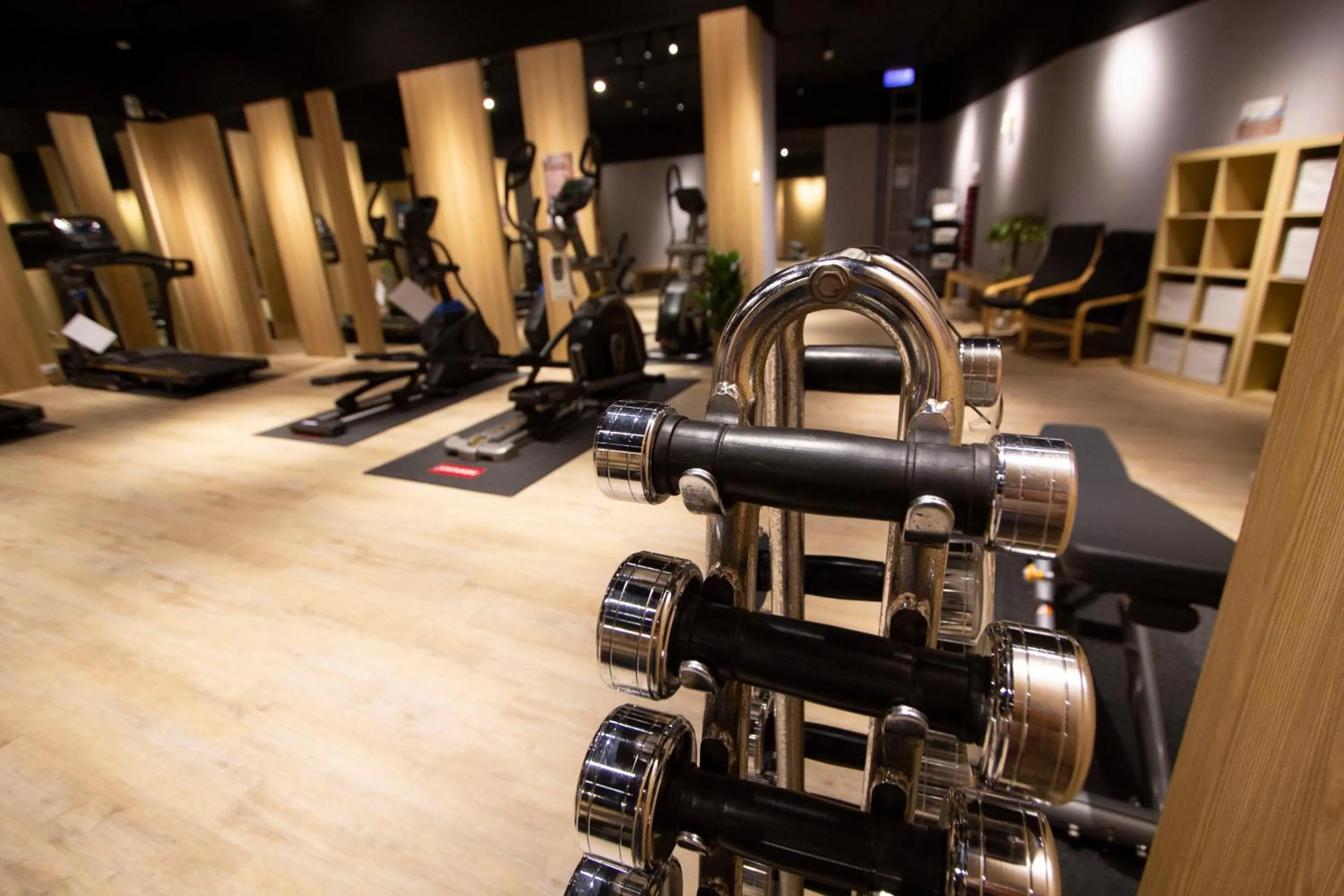Fitness centre/facilities in Mellow Fields Hotel