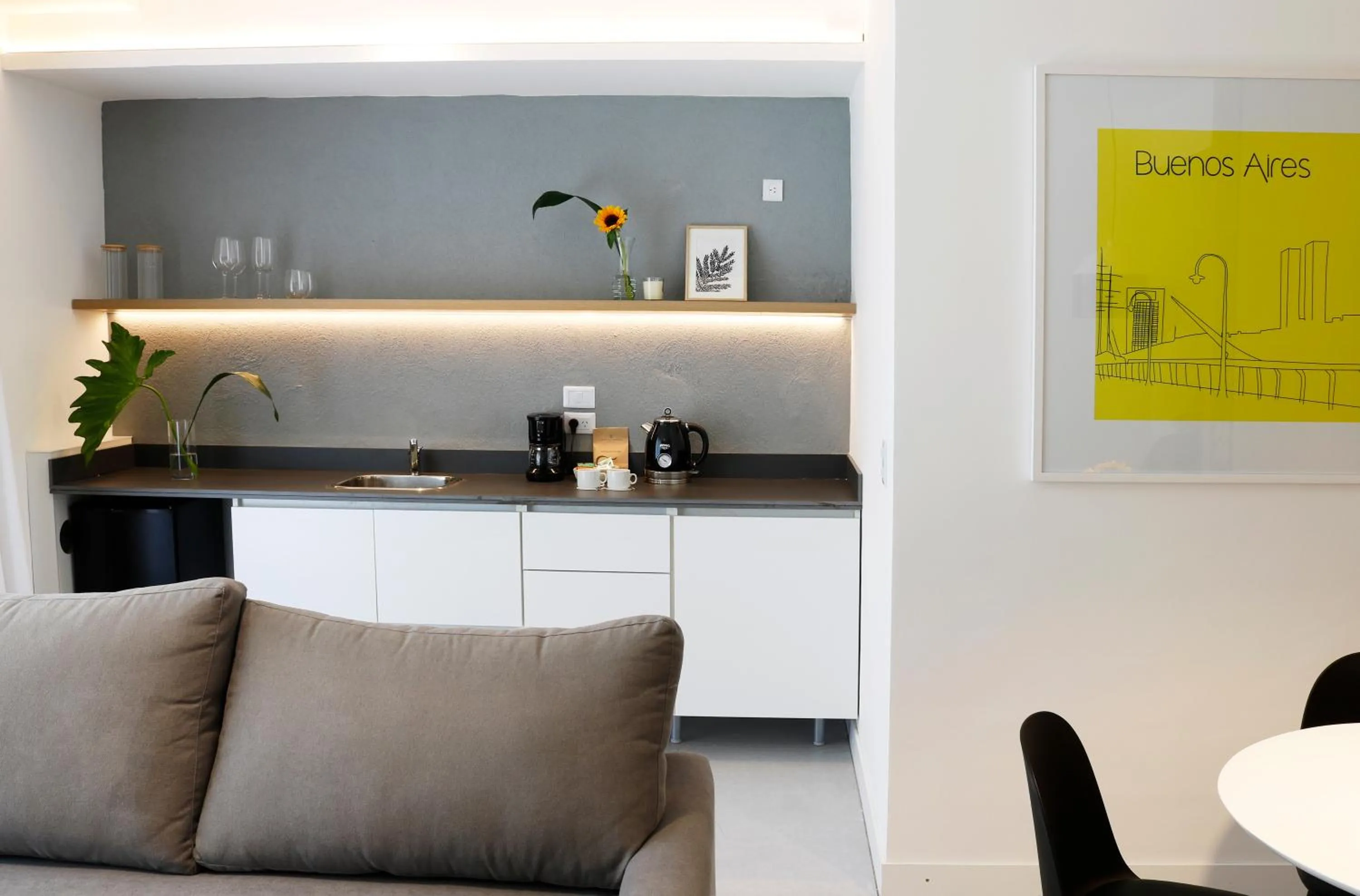 Living room in OWN Palermo