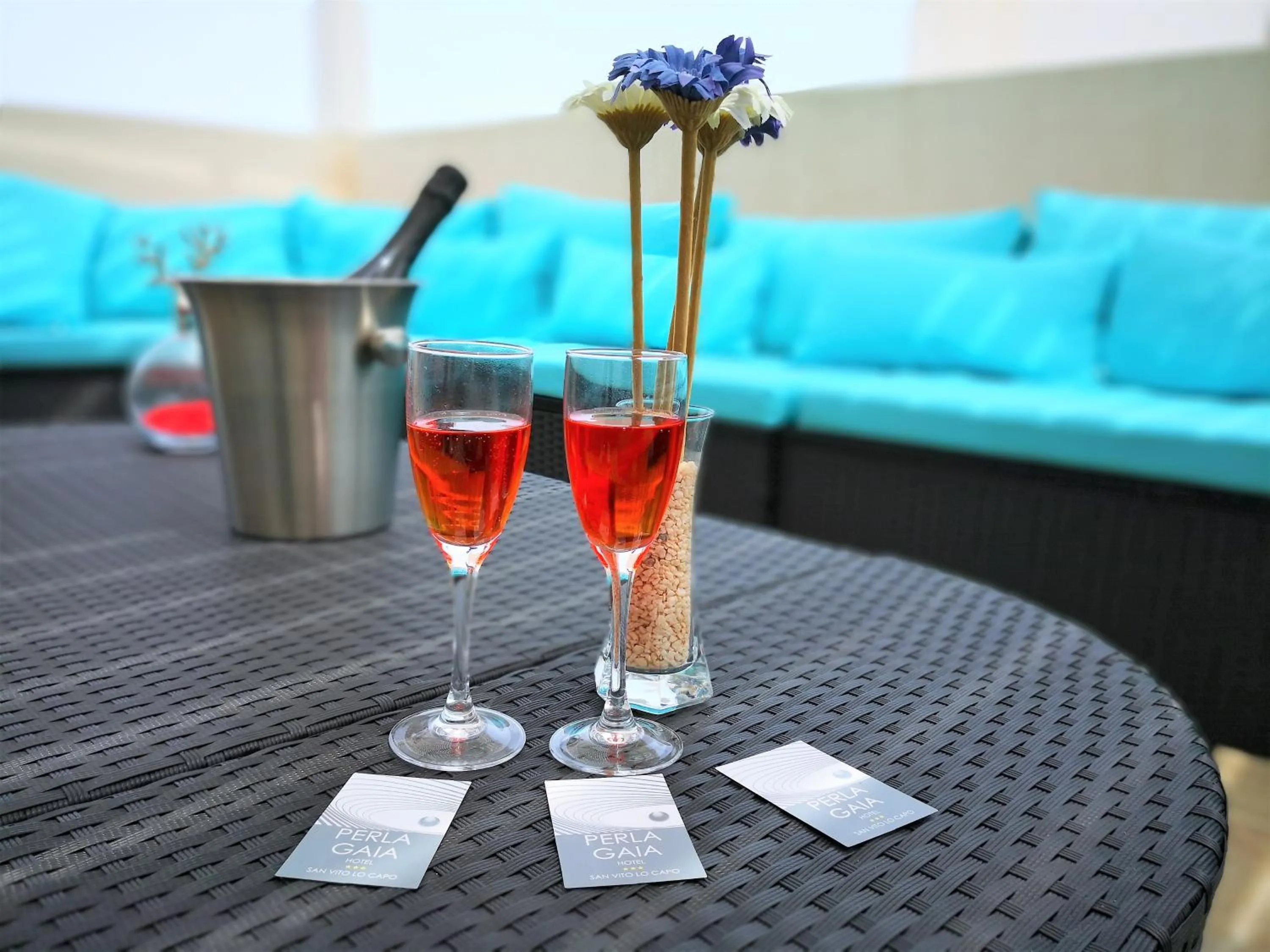 Balcony/Terrace in Hotel Perla Gaia