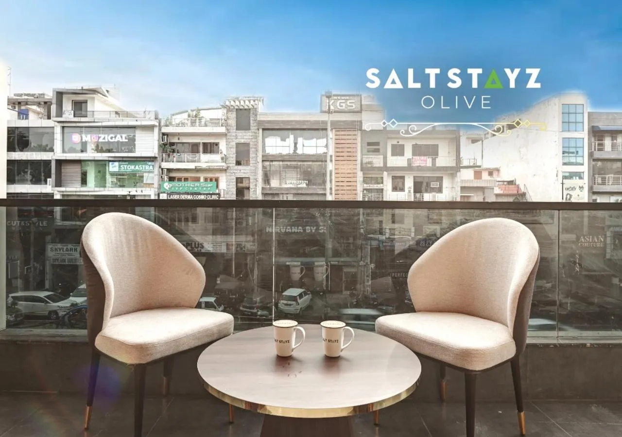 Communal lounge/ TV room in Saltstayz Select - Pitampura