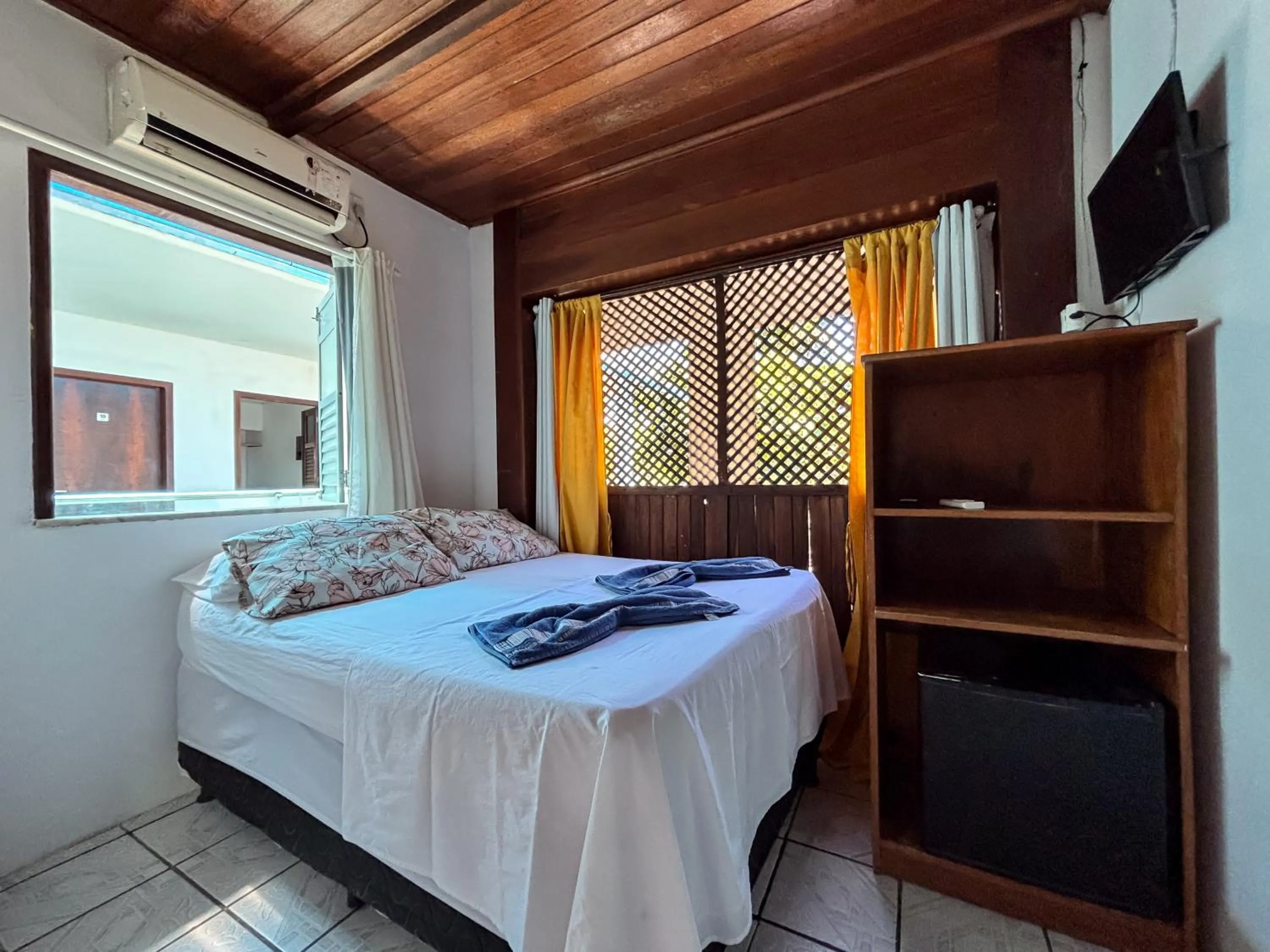 Bed in Pousada Beija flor