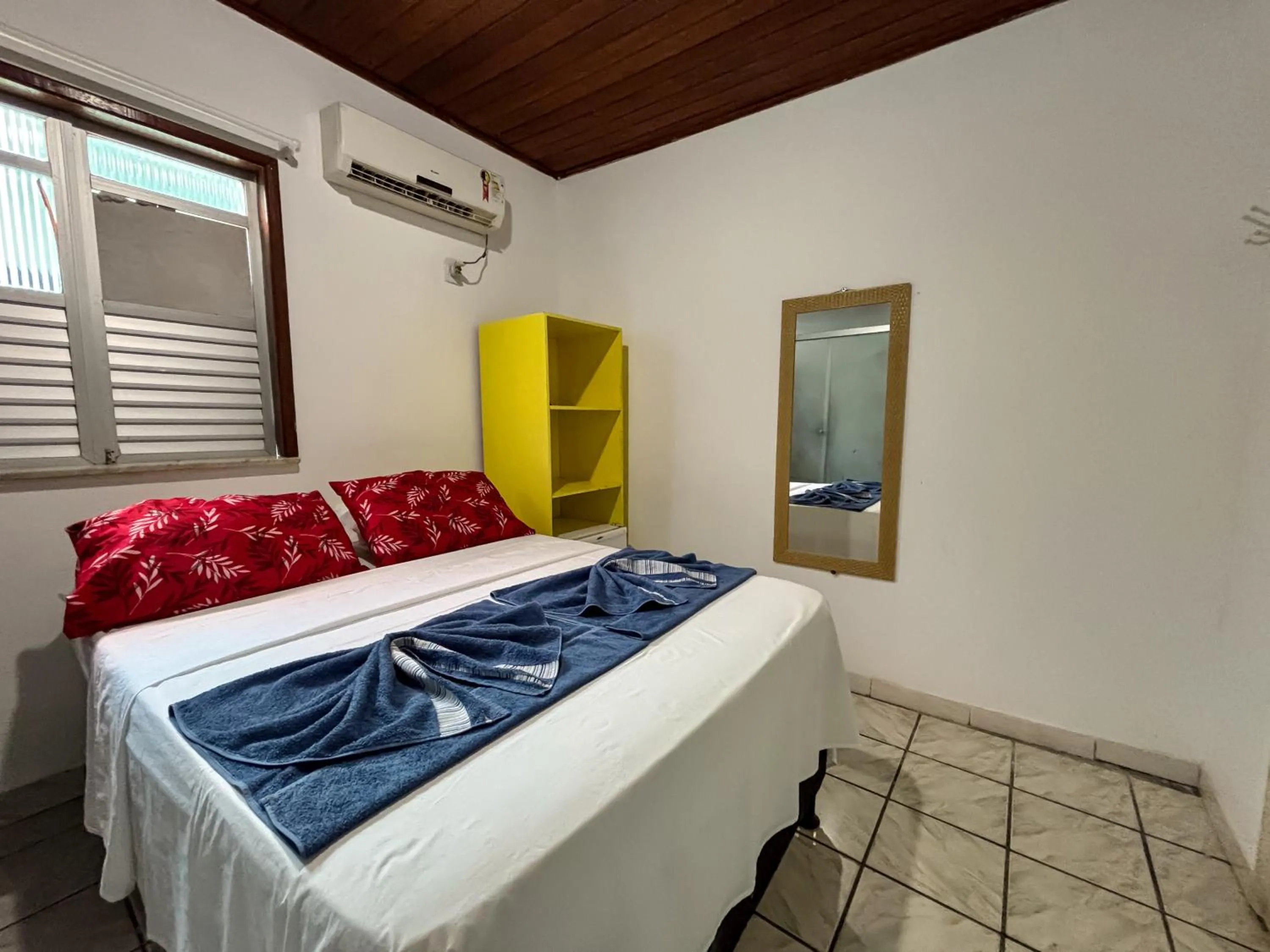 Bed in Pousada Beija flor