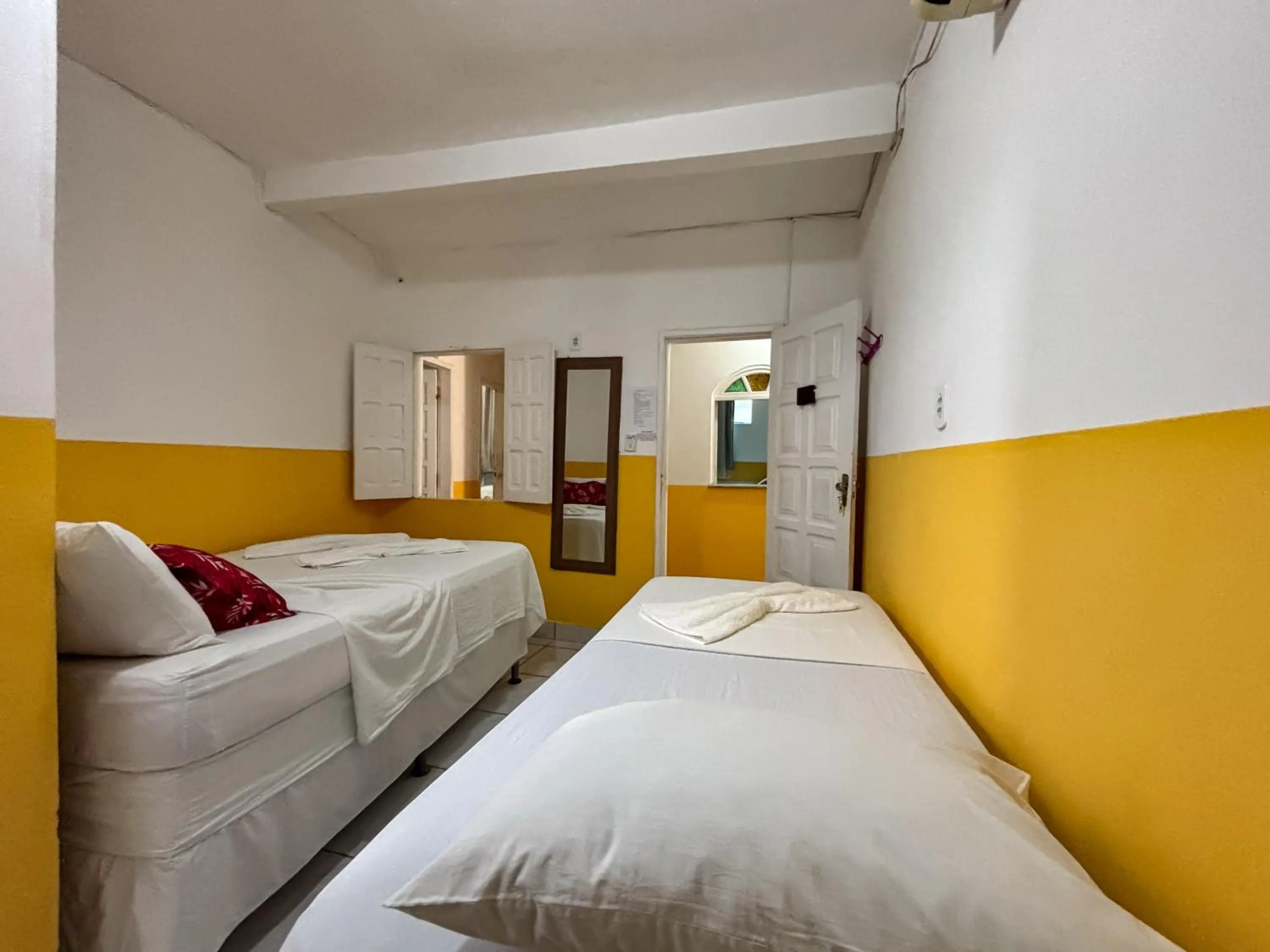 Bed in Pousada Beija flor