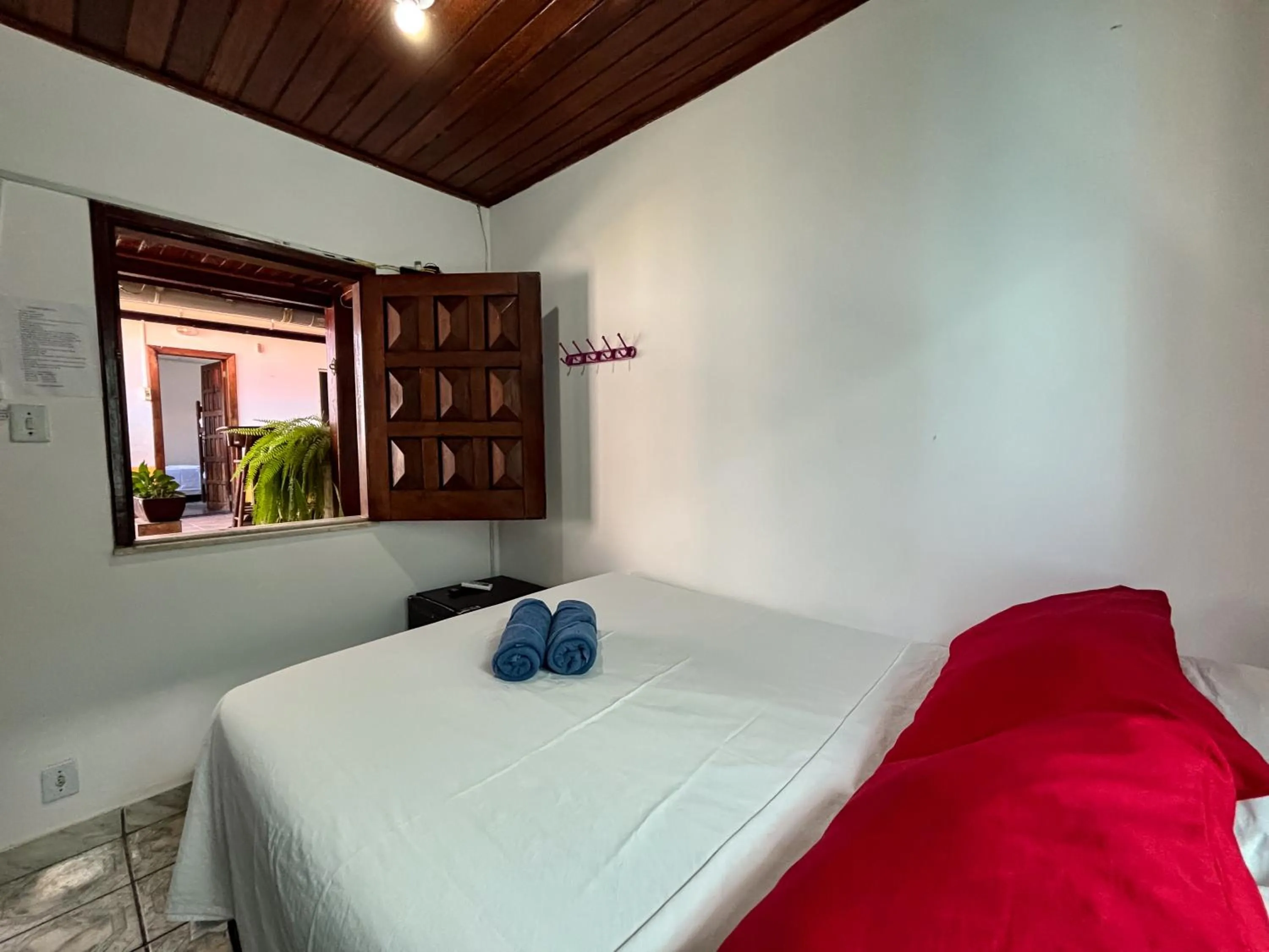 Bed in Pousada Beija flor