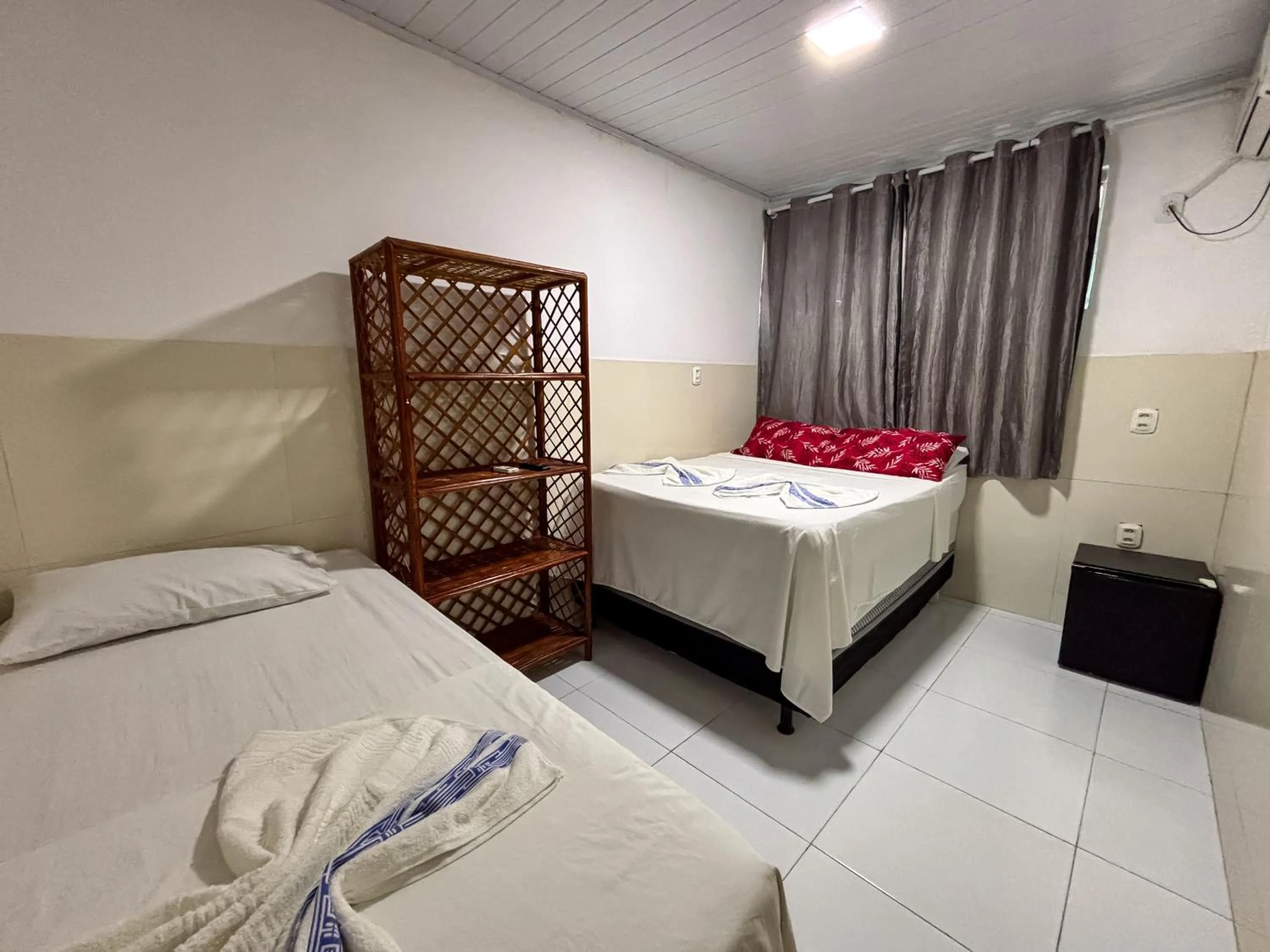 Bed in Pousada Beija flor