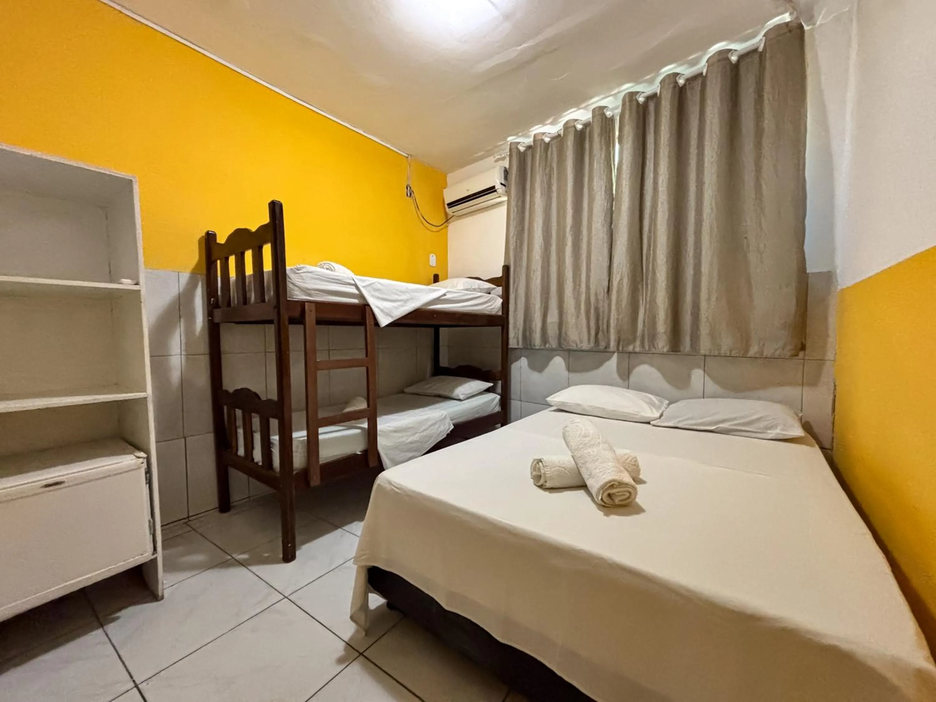 Bed in Pousada Beija flor