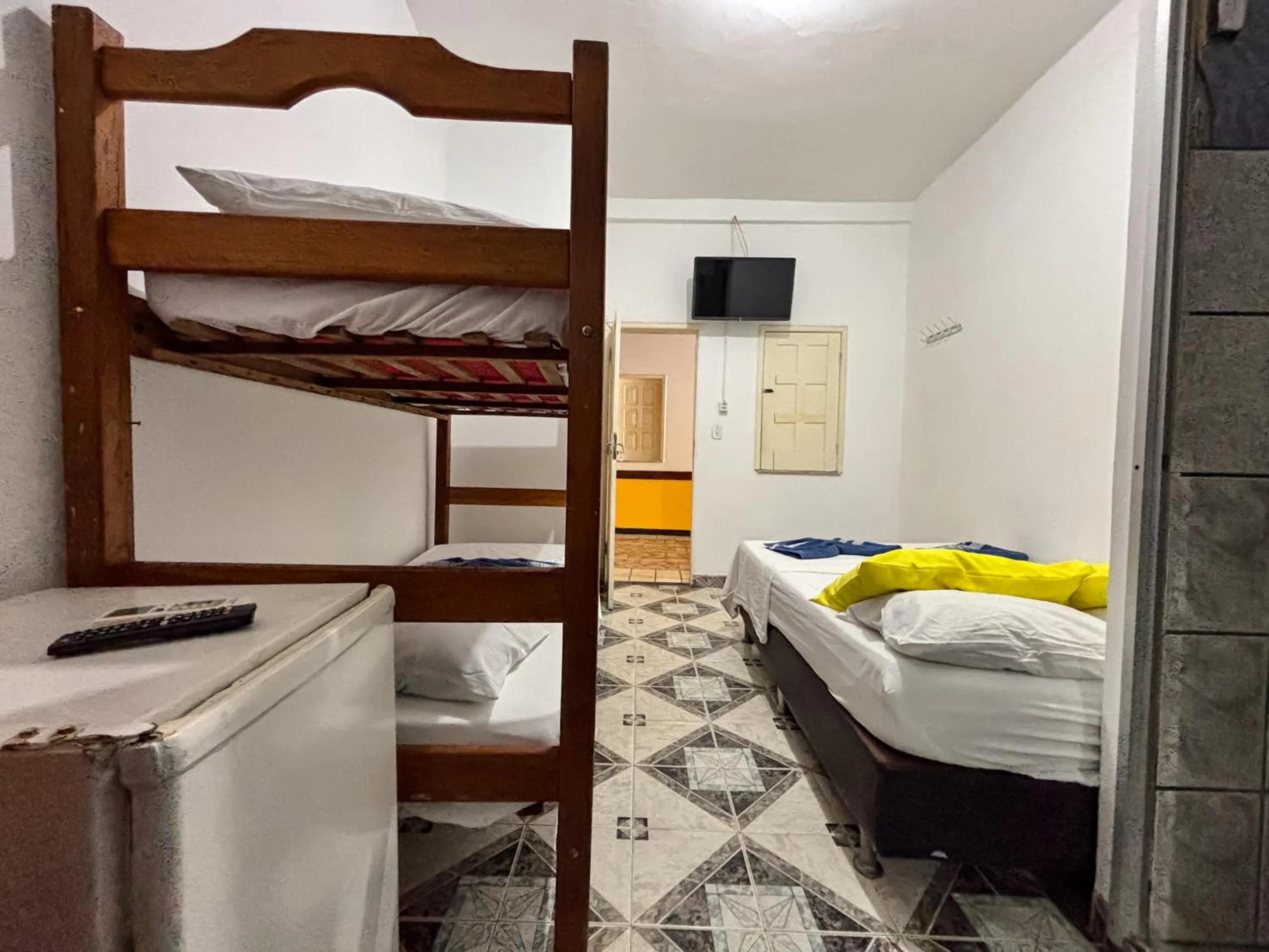 Bed in Pousada Beija flor