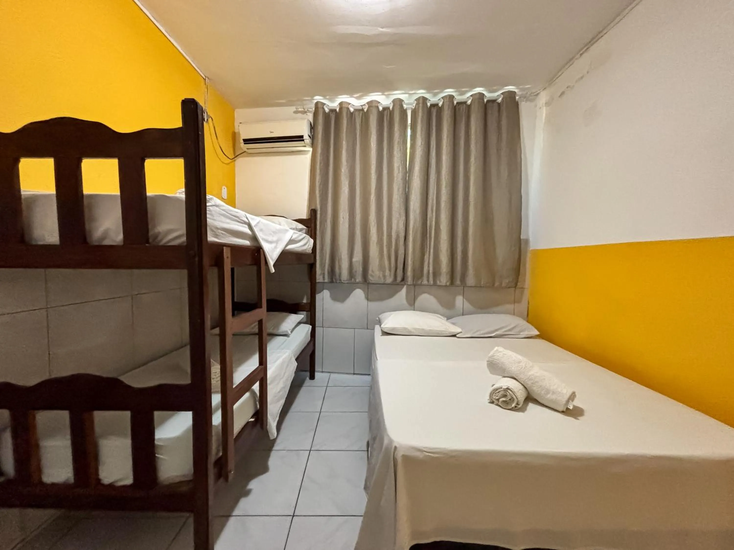 Bed in Pousada Beija flor