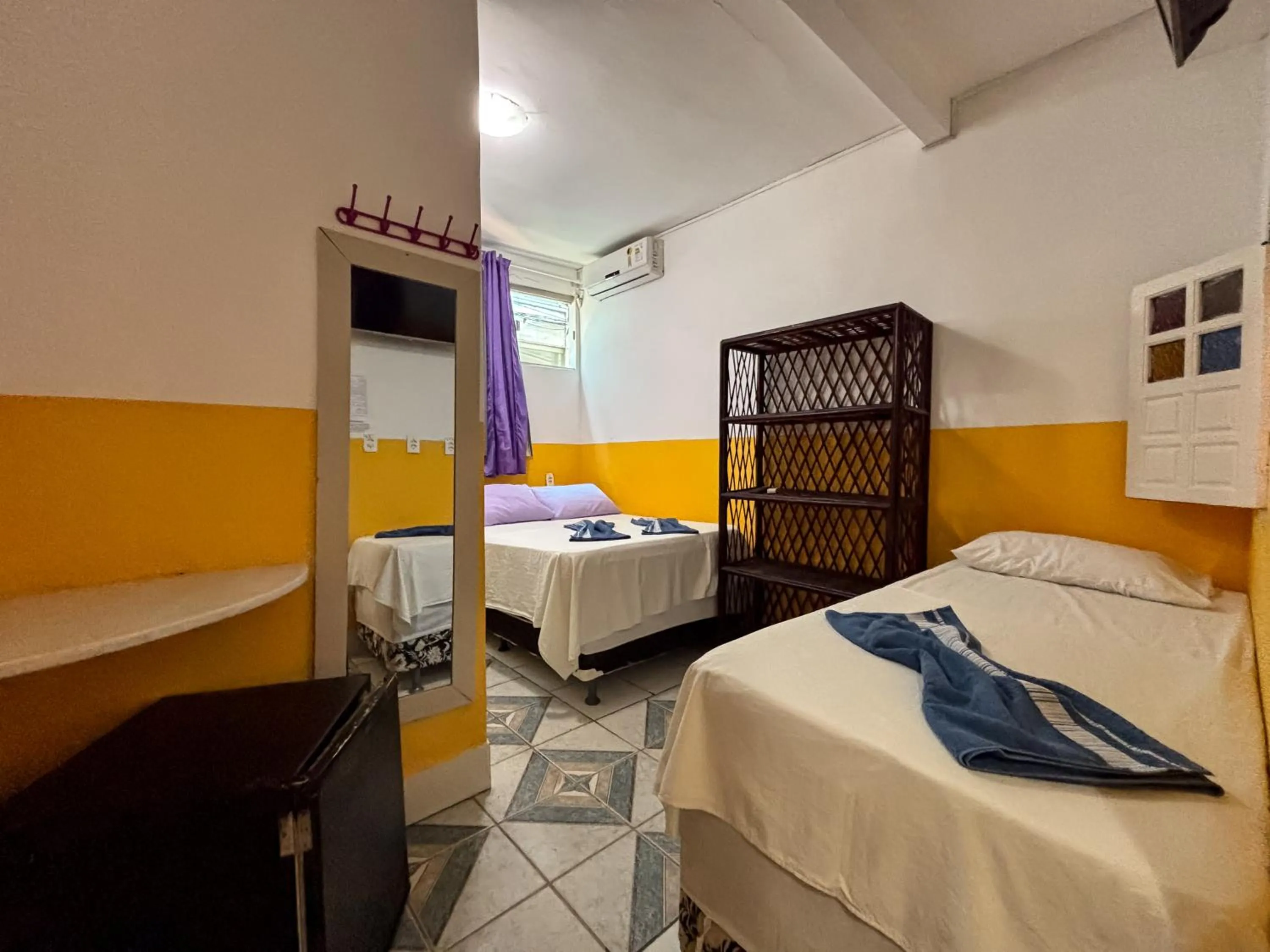 Bed in Pousada Beija flor