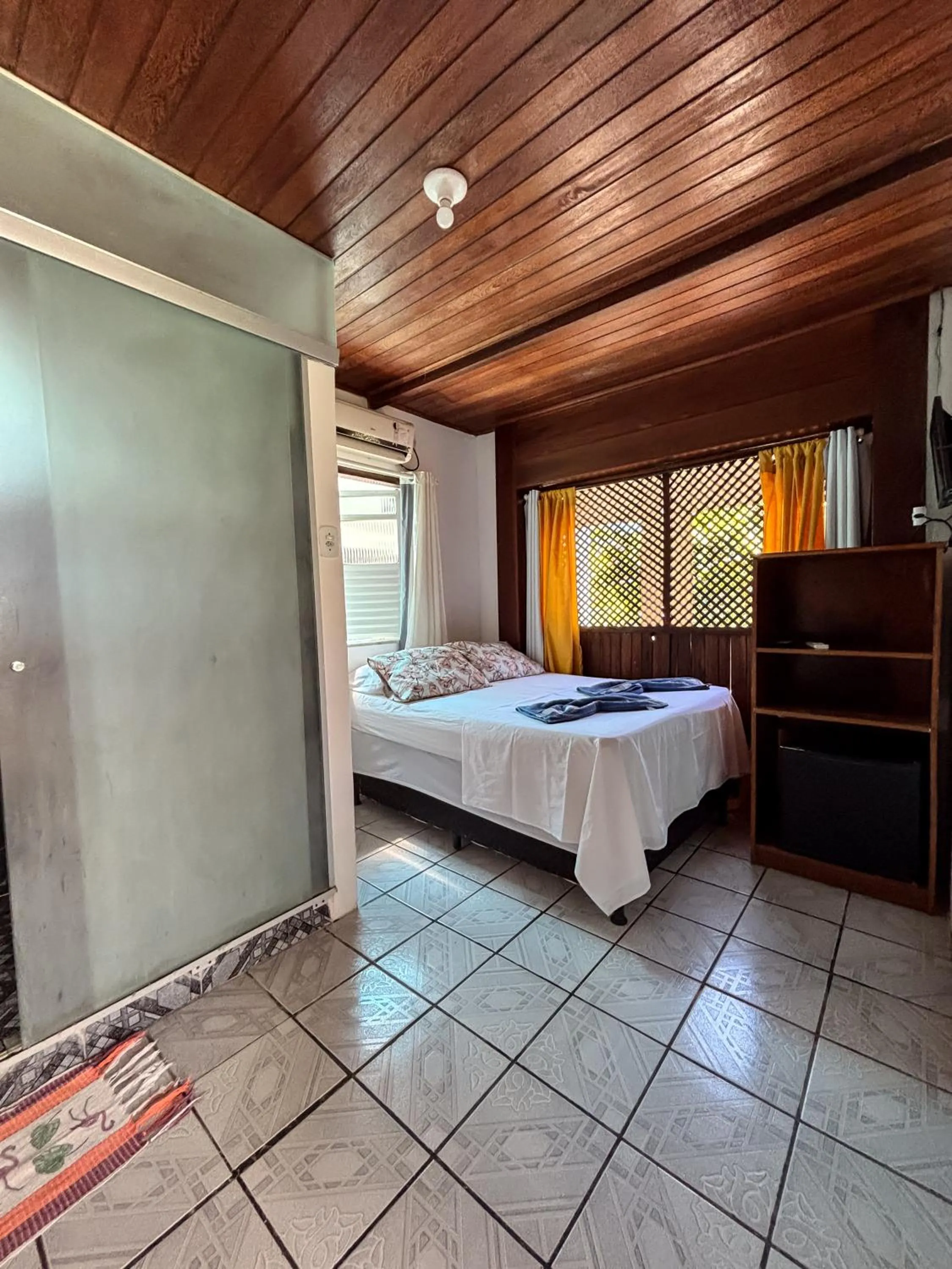 Bed in Pousada Beija flor