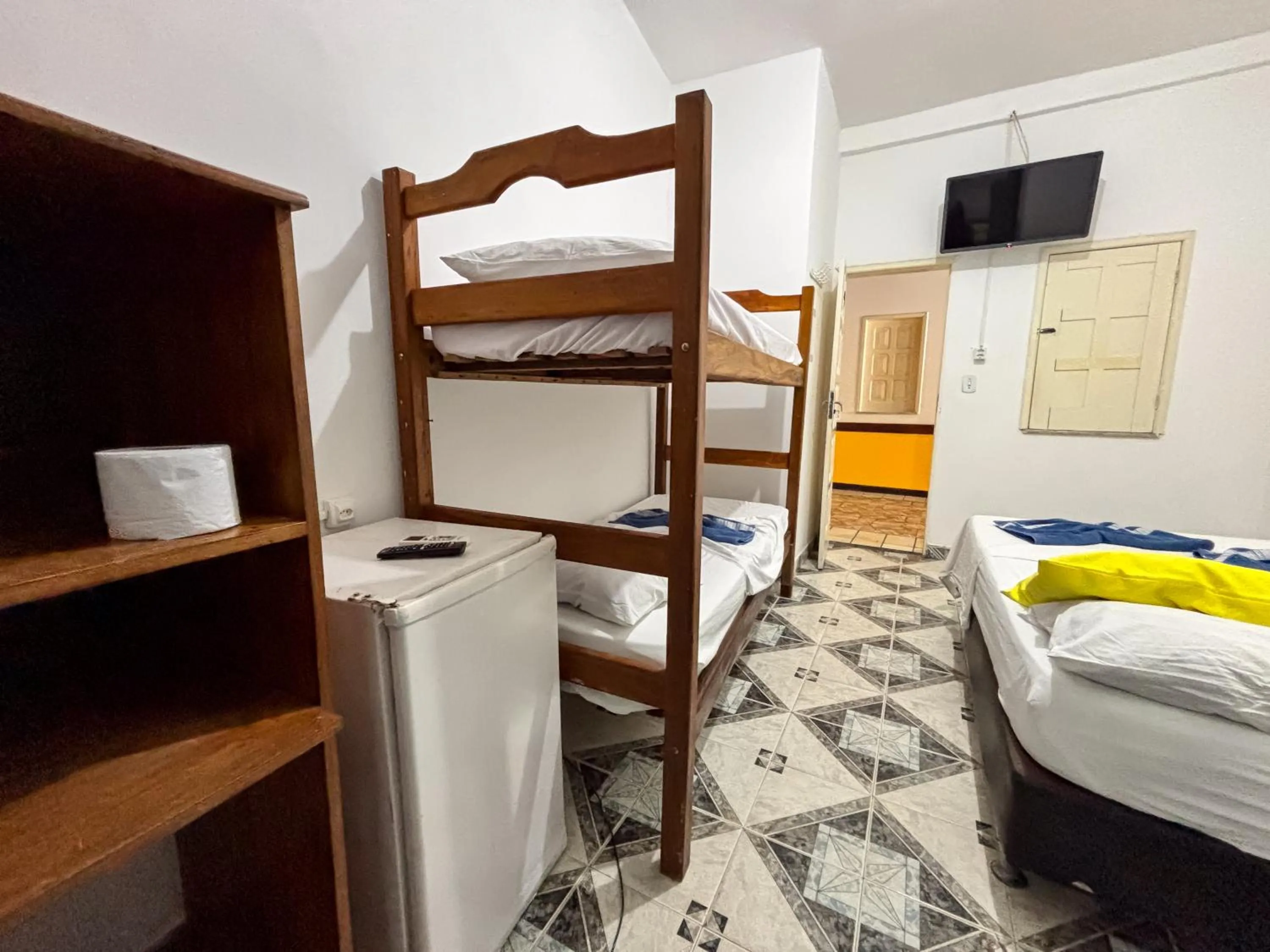 Bed in Pousada Beija flor