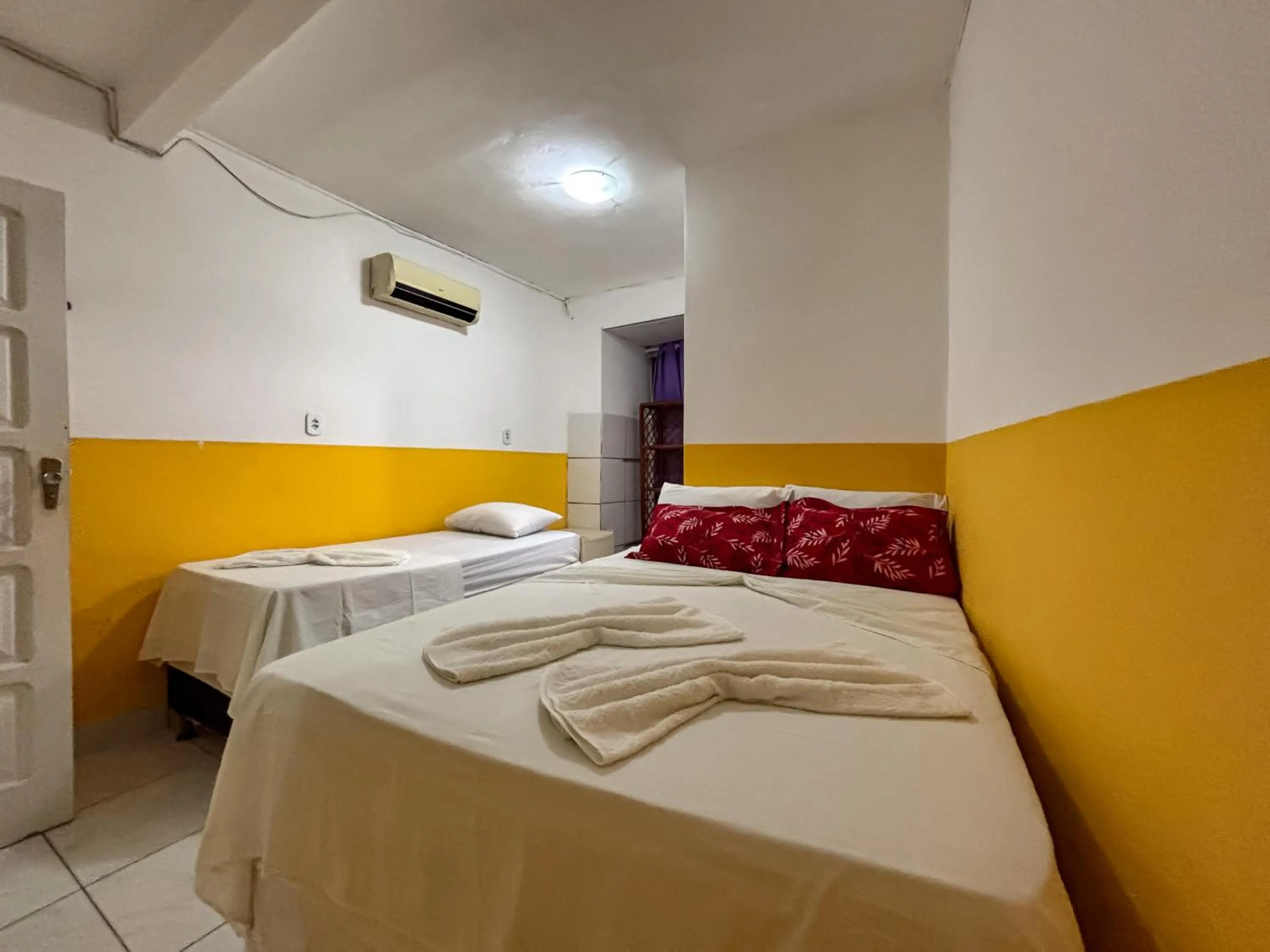 Bed in Pousada Beija flor