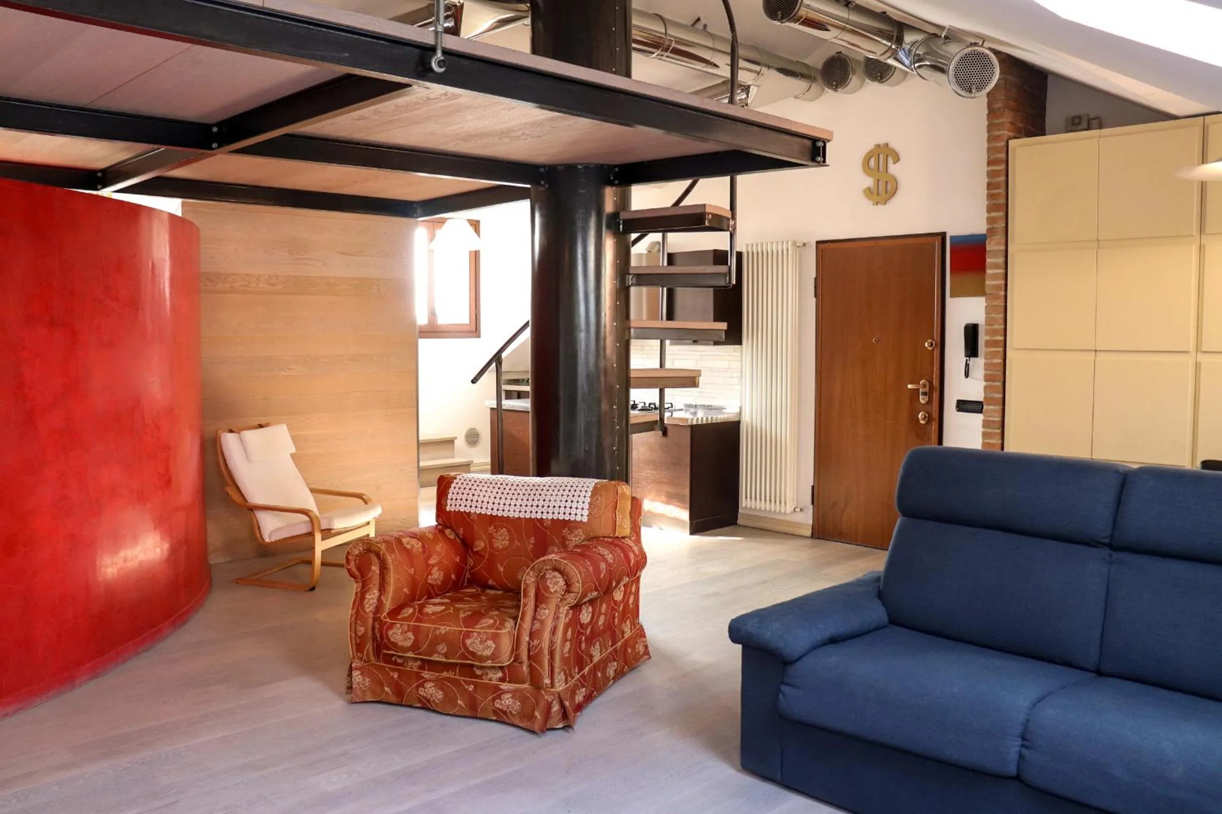 Living room in La Corte di Brusuglio Apartments