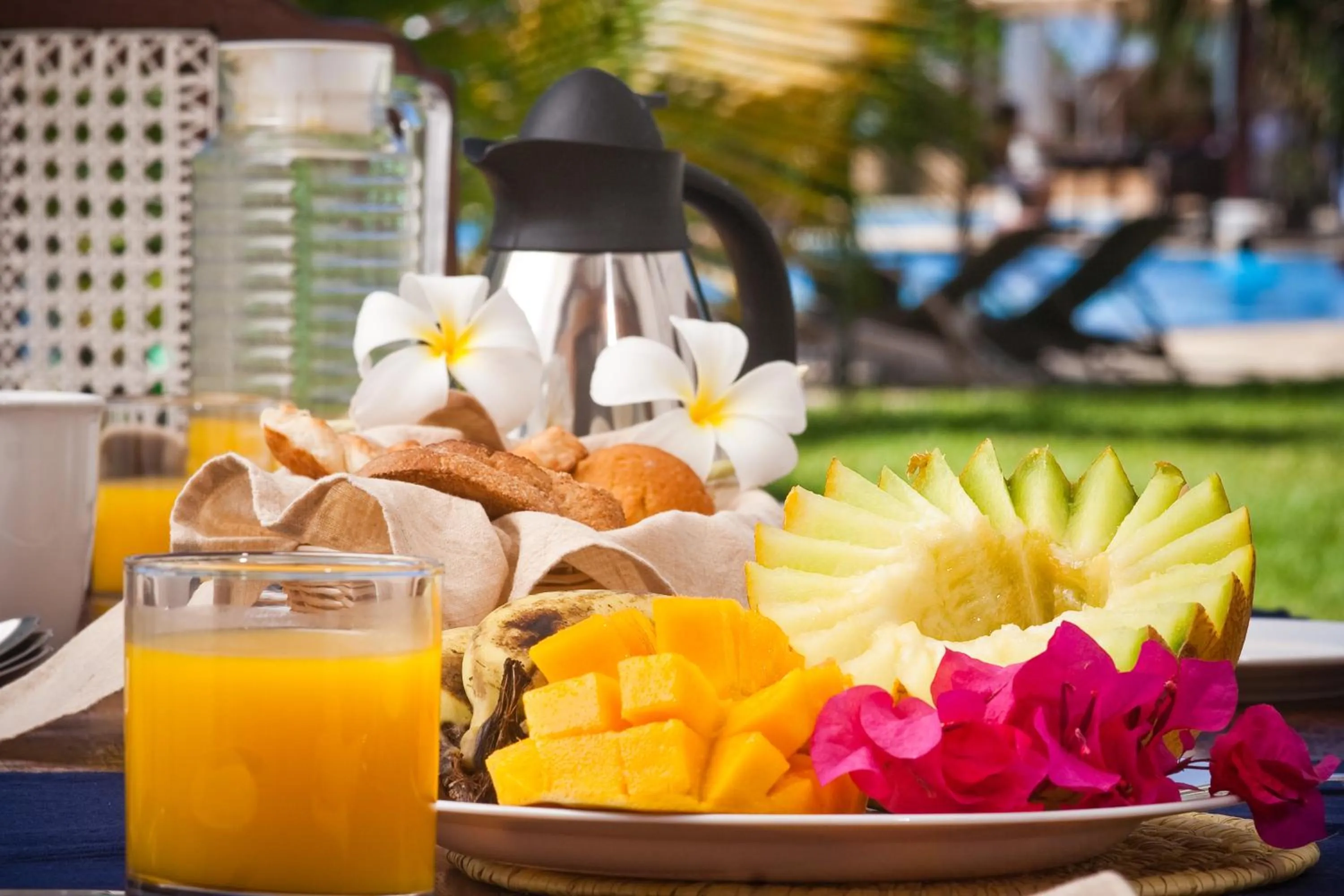 Food in Lantana Galu Beach