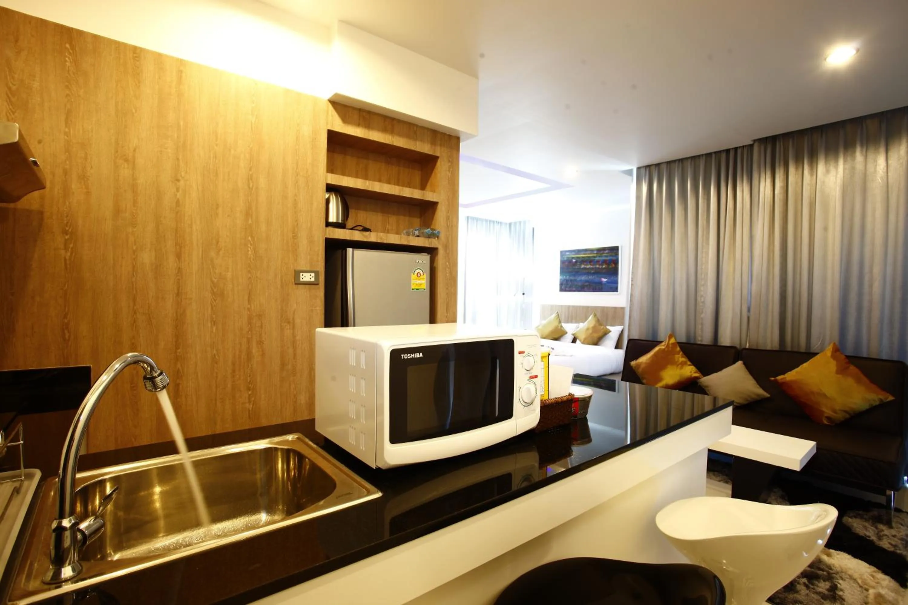 Kitchen or kitchenette in Buasri By Ohm