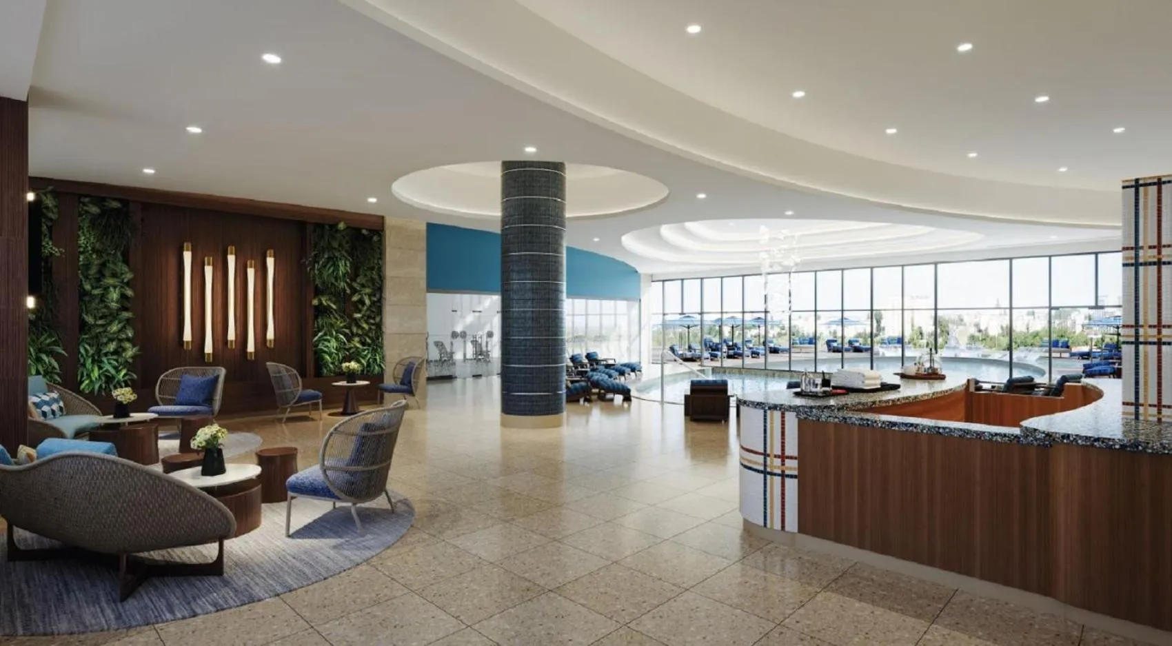 Seating area in Hard Rock Hotel & Casino Bristol